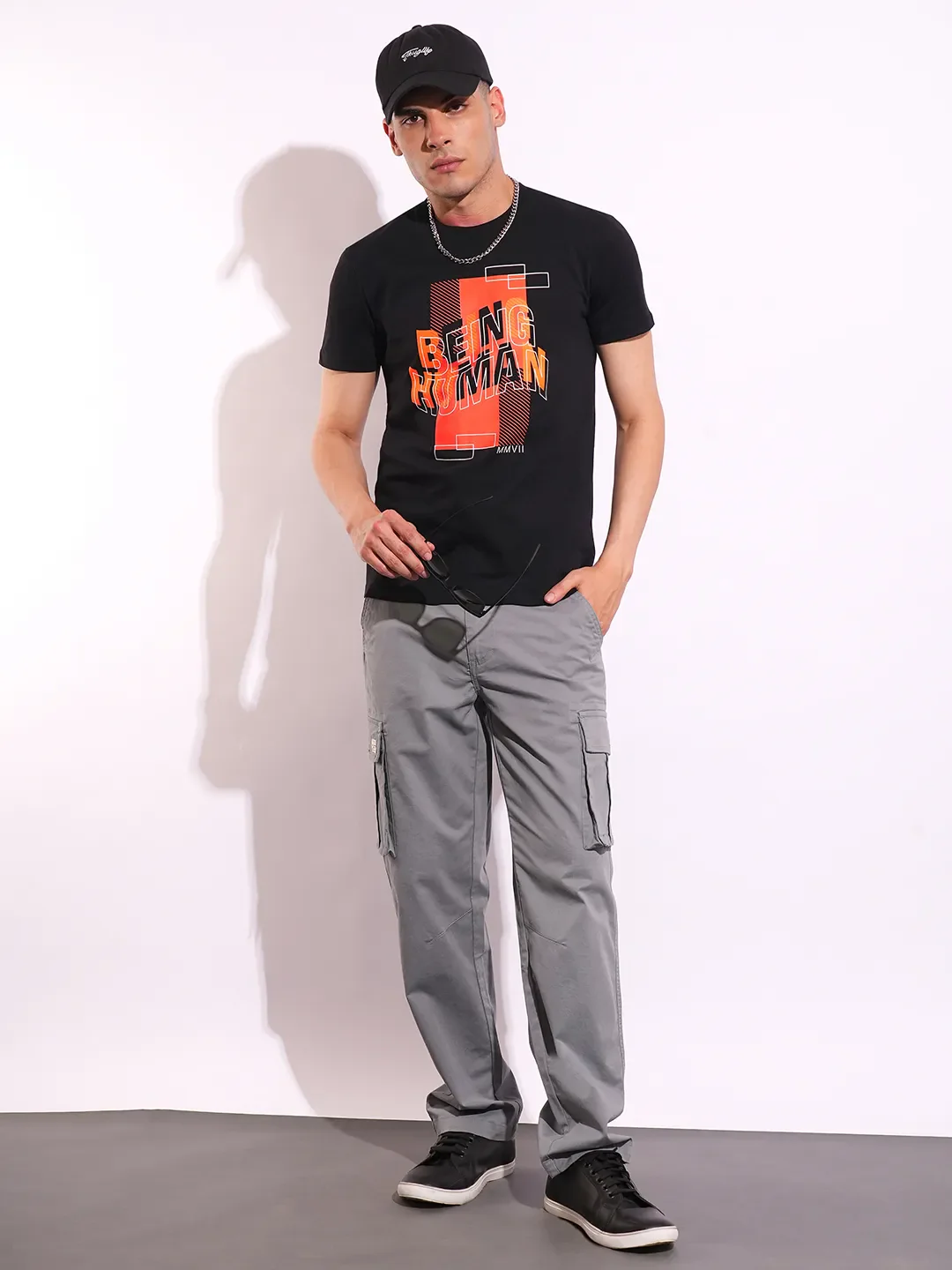 Slim Fit Men's Short Sleeves T-Shirt by Being Human Clothing - Image 4