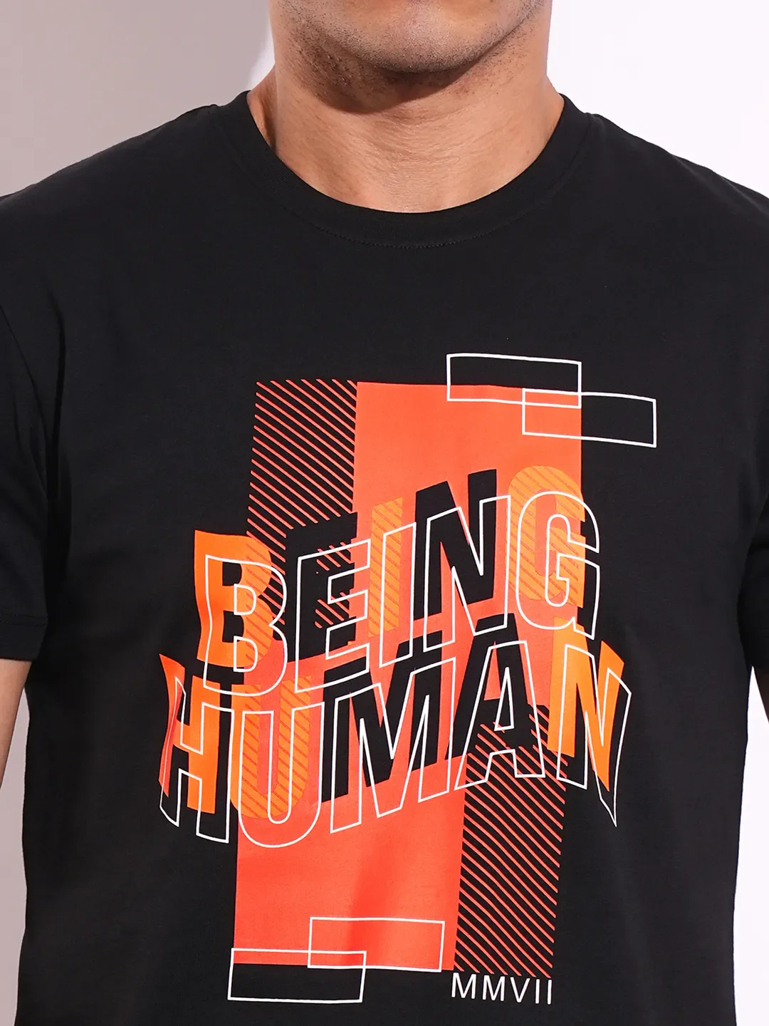 Slim Fit Men's Short Sleeves T-Shirt by Being Human Clothing - Image 5