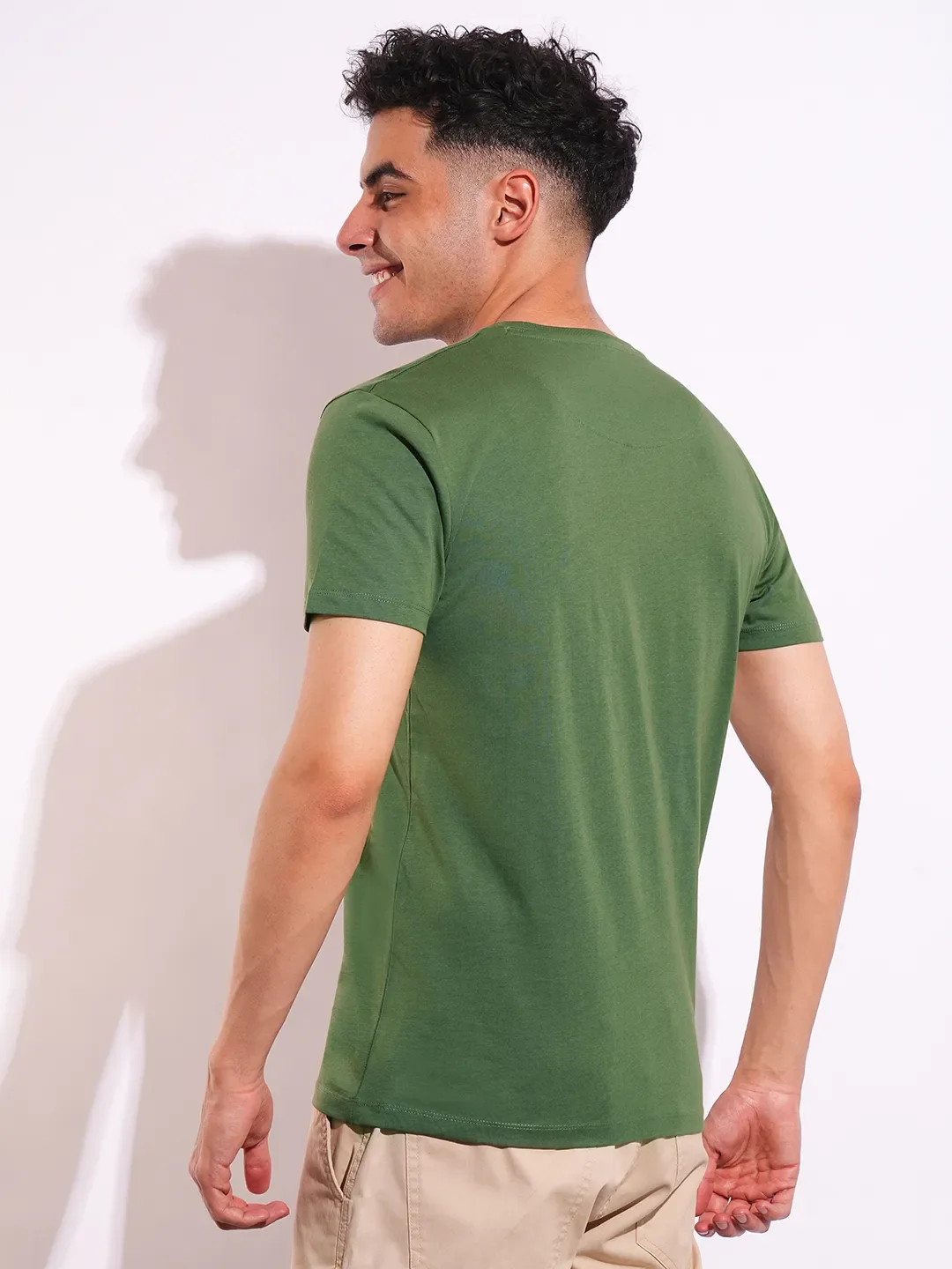 Slim Fit Men's Short Sleeves T-Shirt by Being Human Clothing - Image 3