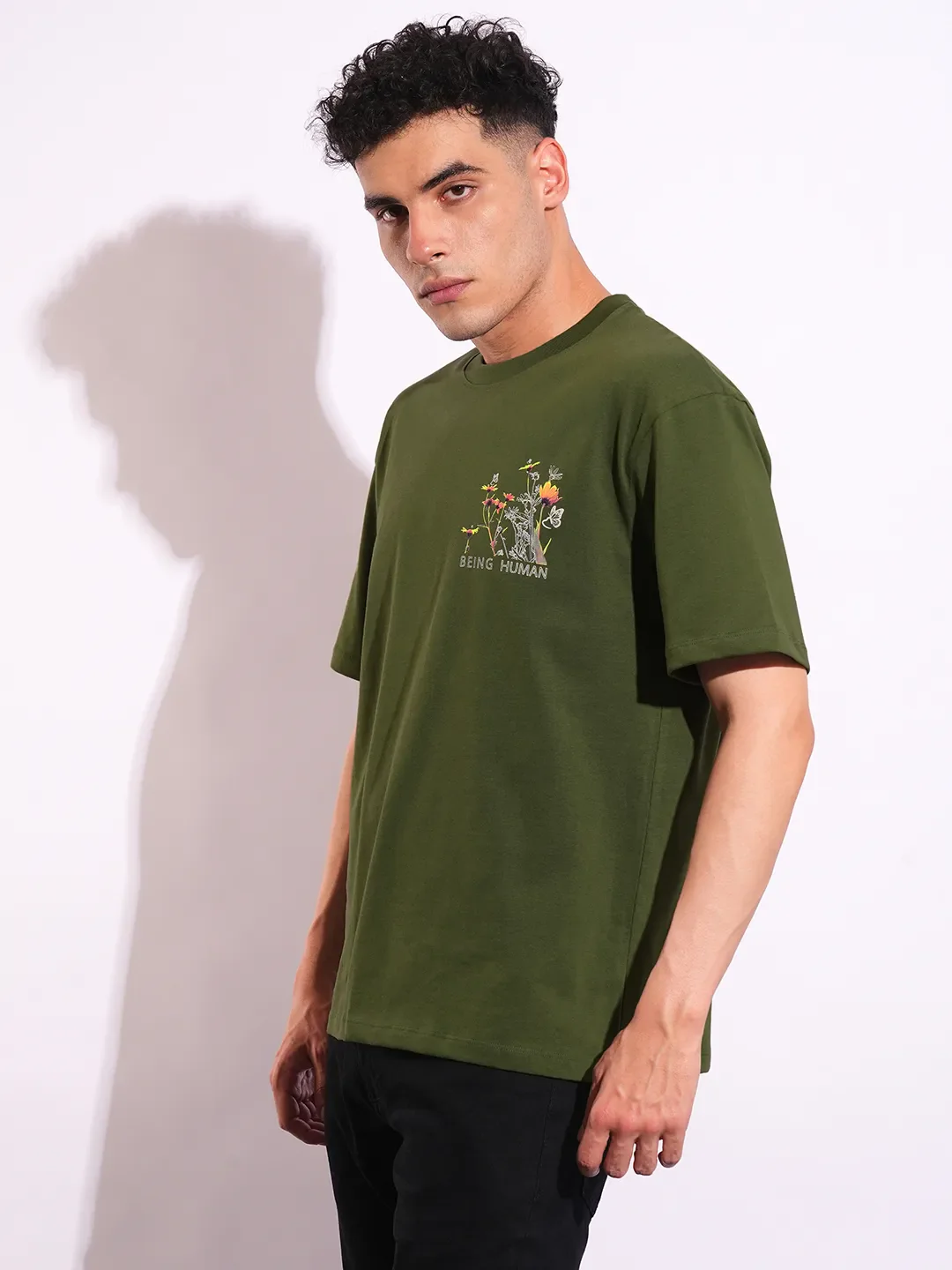 Easy Fit Men's Short Sleeves T-Shirt by Being Human Clothing - Image 2