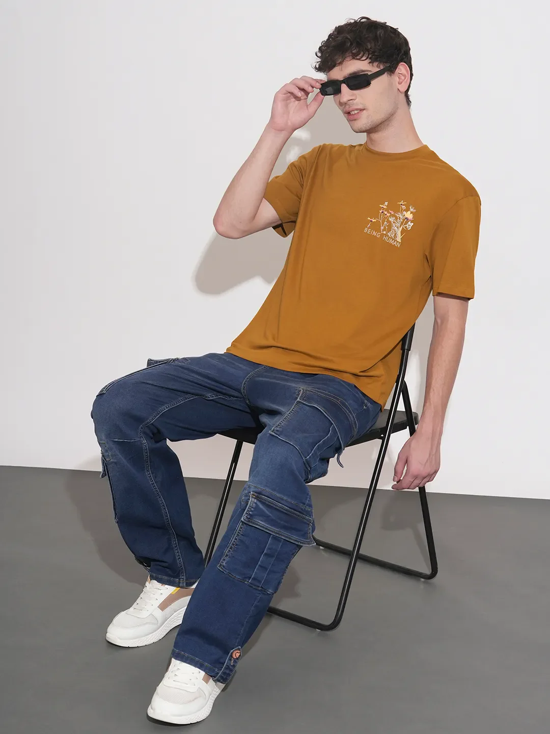 Easy Fit Men's Short Sleeves T-Shirt by Being Human Clothing - Image 4