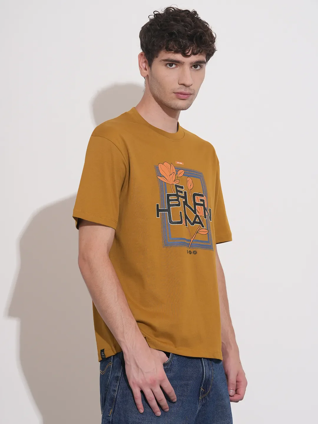 Easy Fit Men's Short Sleeves T-Shirt by Being Human Clothing - Image 2