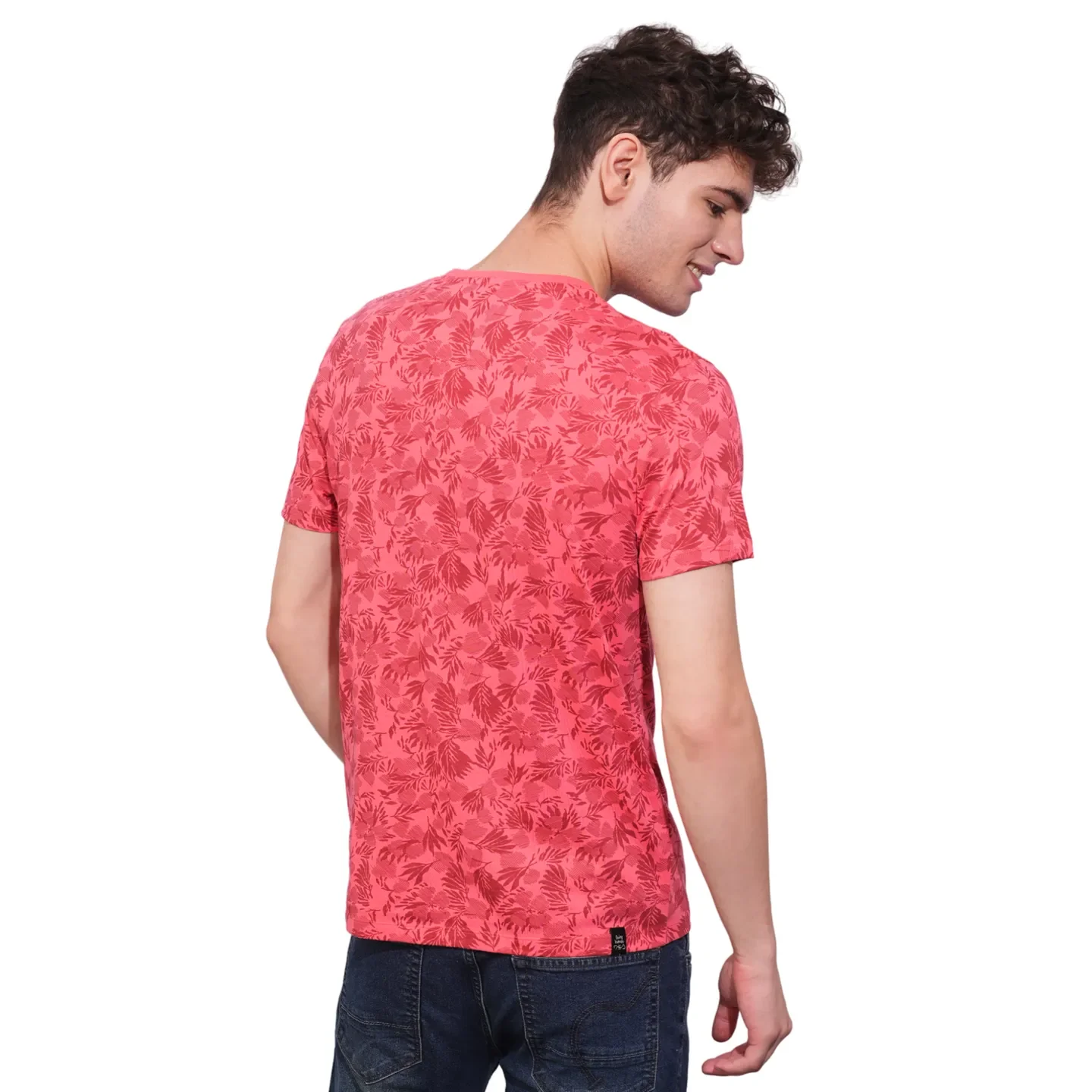 Coral Regular Fit Men's T-Shirt by Being Human Clothing - Image 3