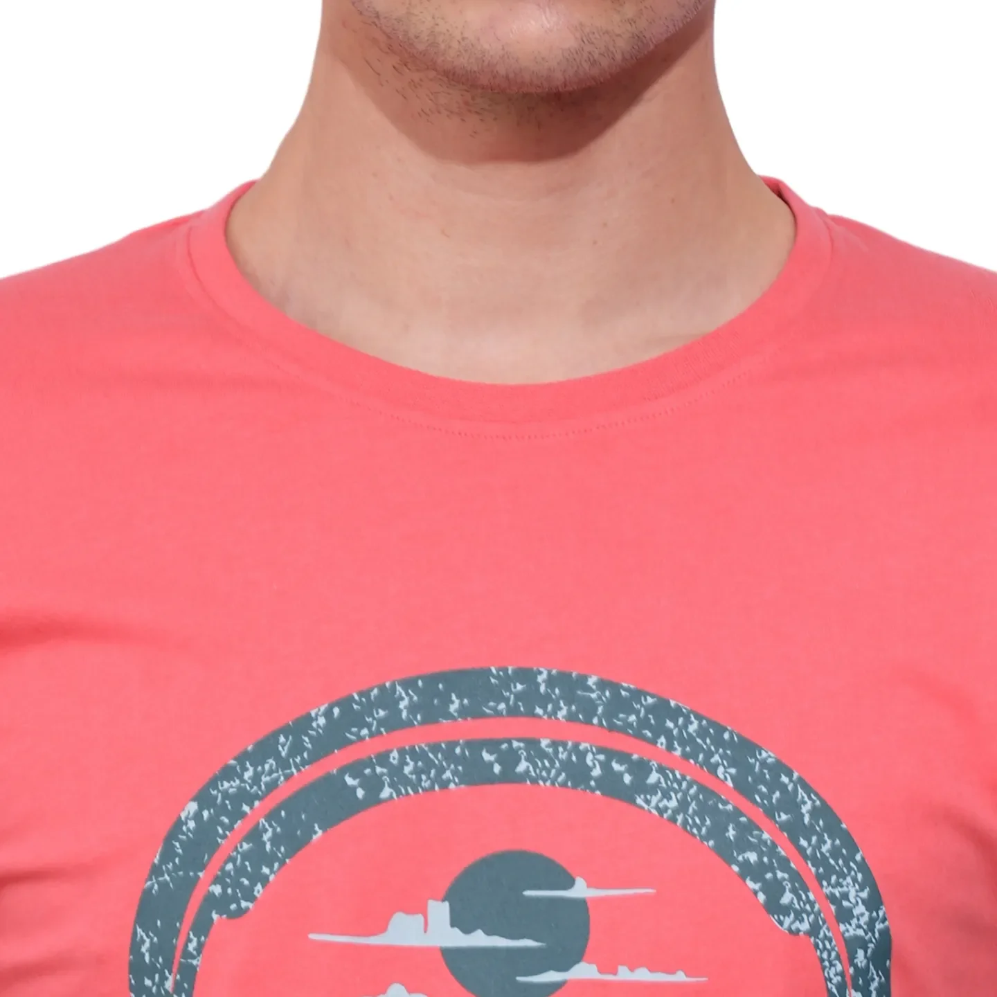 Coral Regular Fit Men's Short Sleeves T-Shirt by Being Human Clothing - Image 5