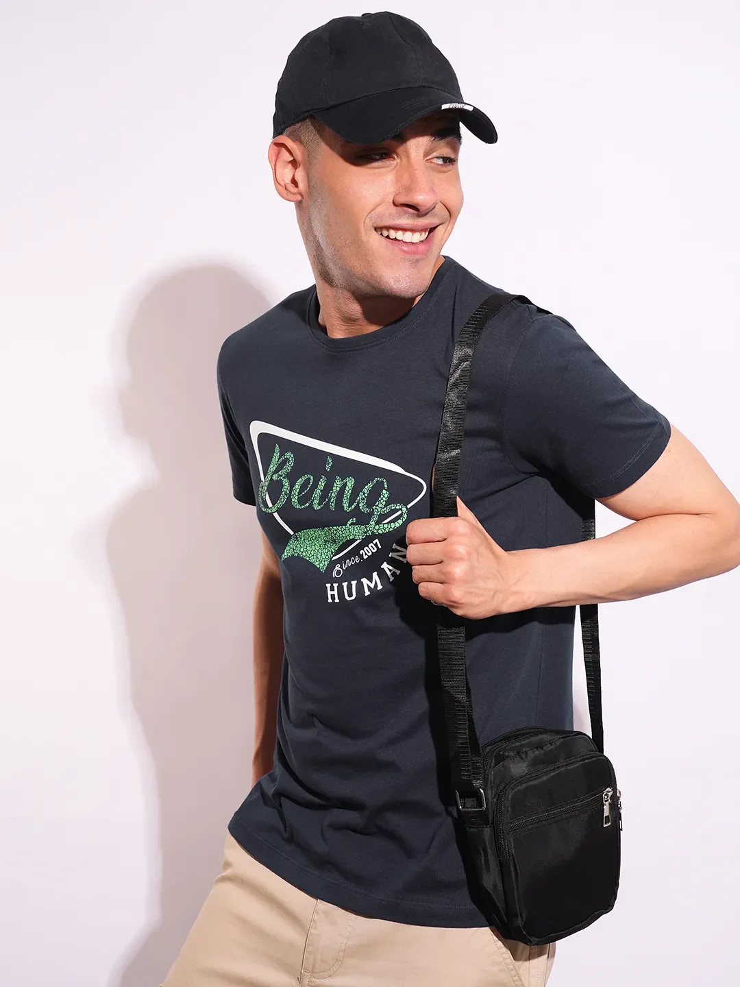 Slim Fit Men's Short Sleeves T-Shirt by Being Human Clothing - Image 6
