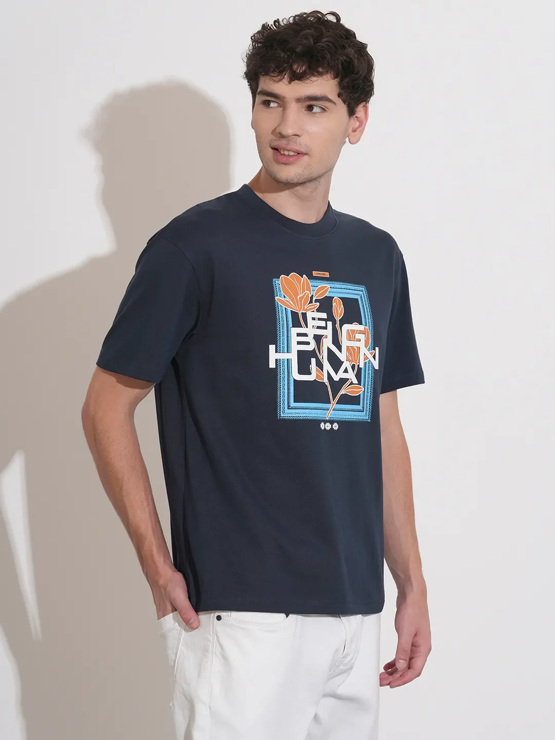 Easy Fit Men's Short Sleeves T-Shirt by Being Human Clothing - Image 2