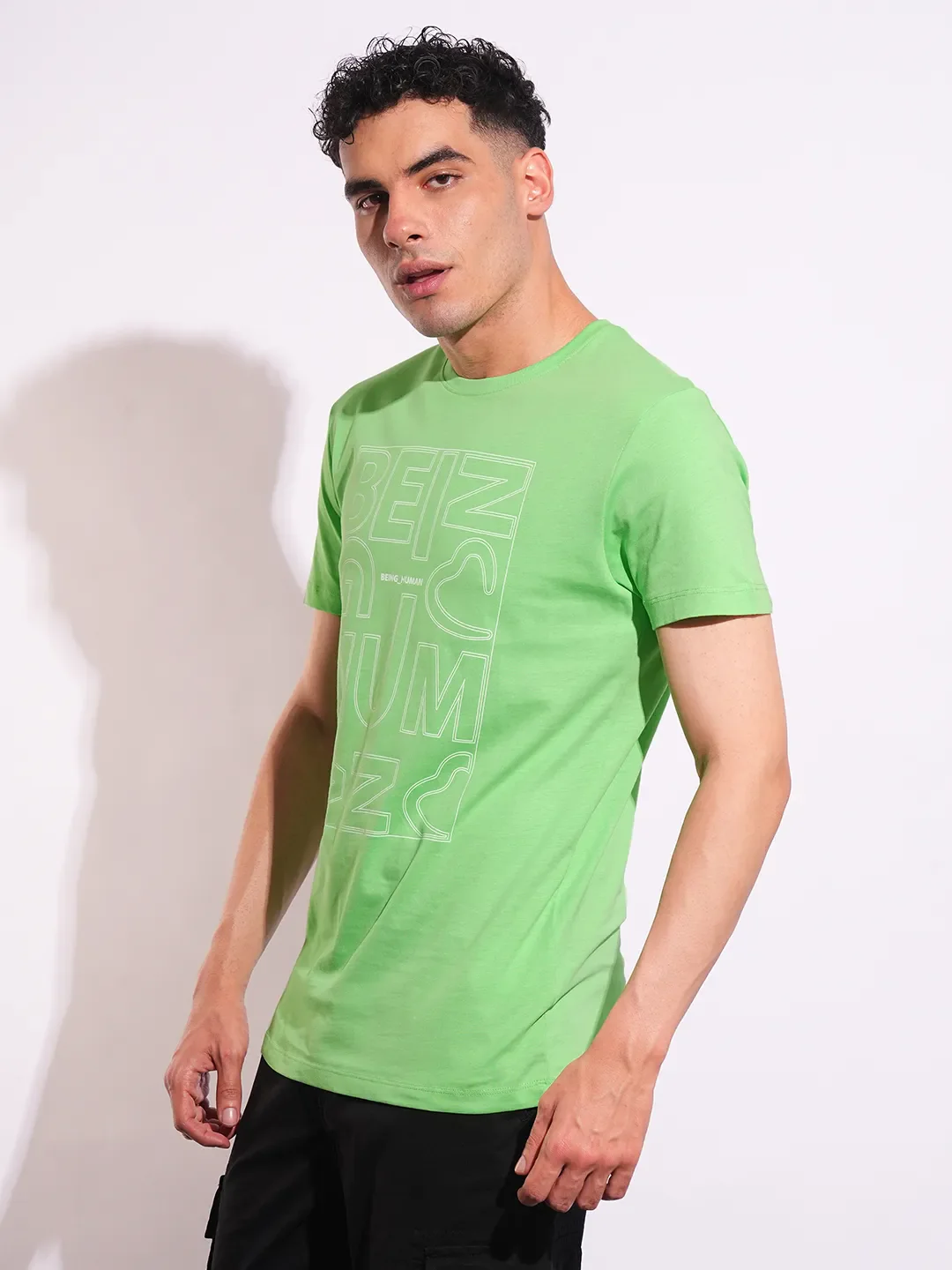 Slim Fit Men's Short Sleeves T-Shirt by Being Human Clothing - Image 2