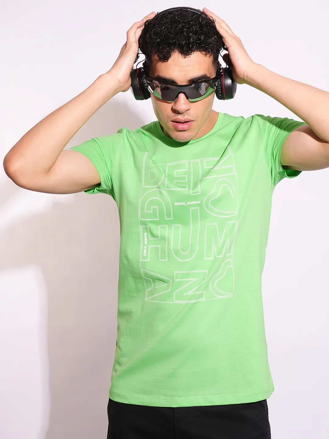 Slim Fit Men's Short Sleeves T-Shirt by Being Human Clothing - Image 6