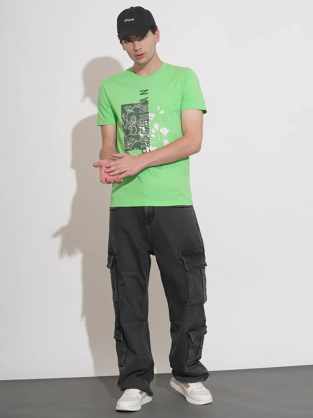 Slim Fit Men's Short Sleeves T-Shirt by Being Human Clothing - Image 4