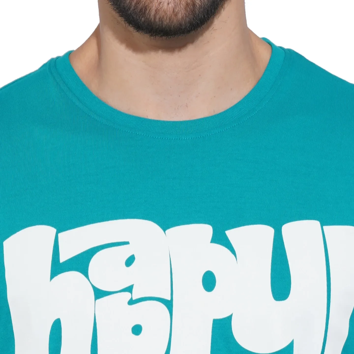 Blue Regular Fit Men's Short Sleeves T-Shirt by Being Human Clothing - Image 5