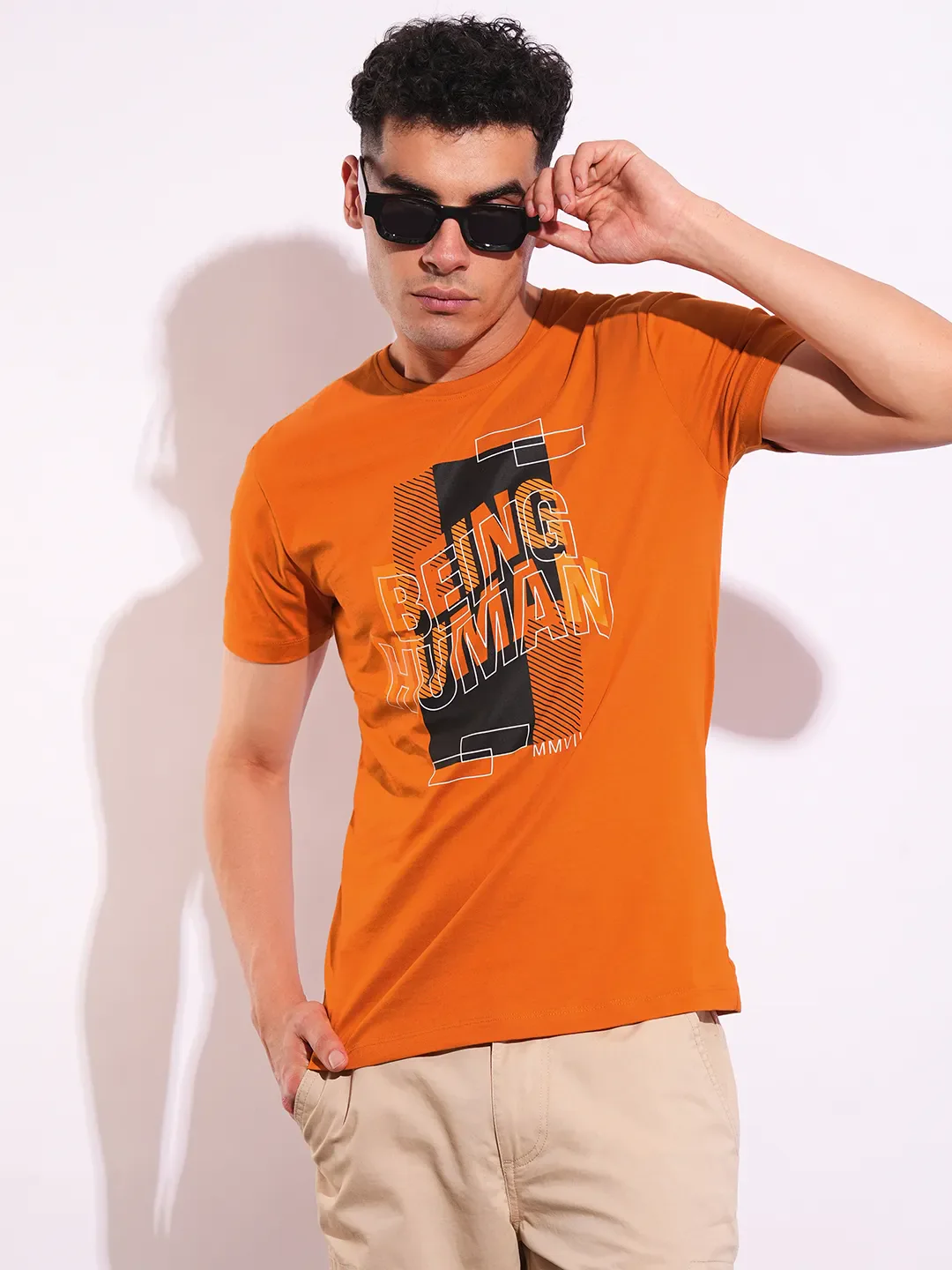 Slim Fit Men's Short Sleeves T-Shirt by Being Human Clothing - Image 6