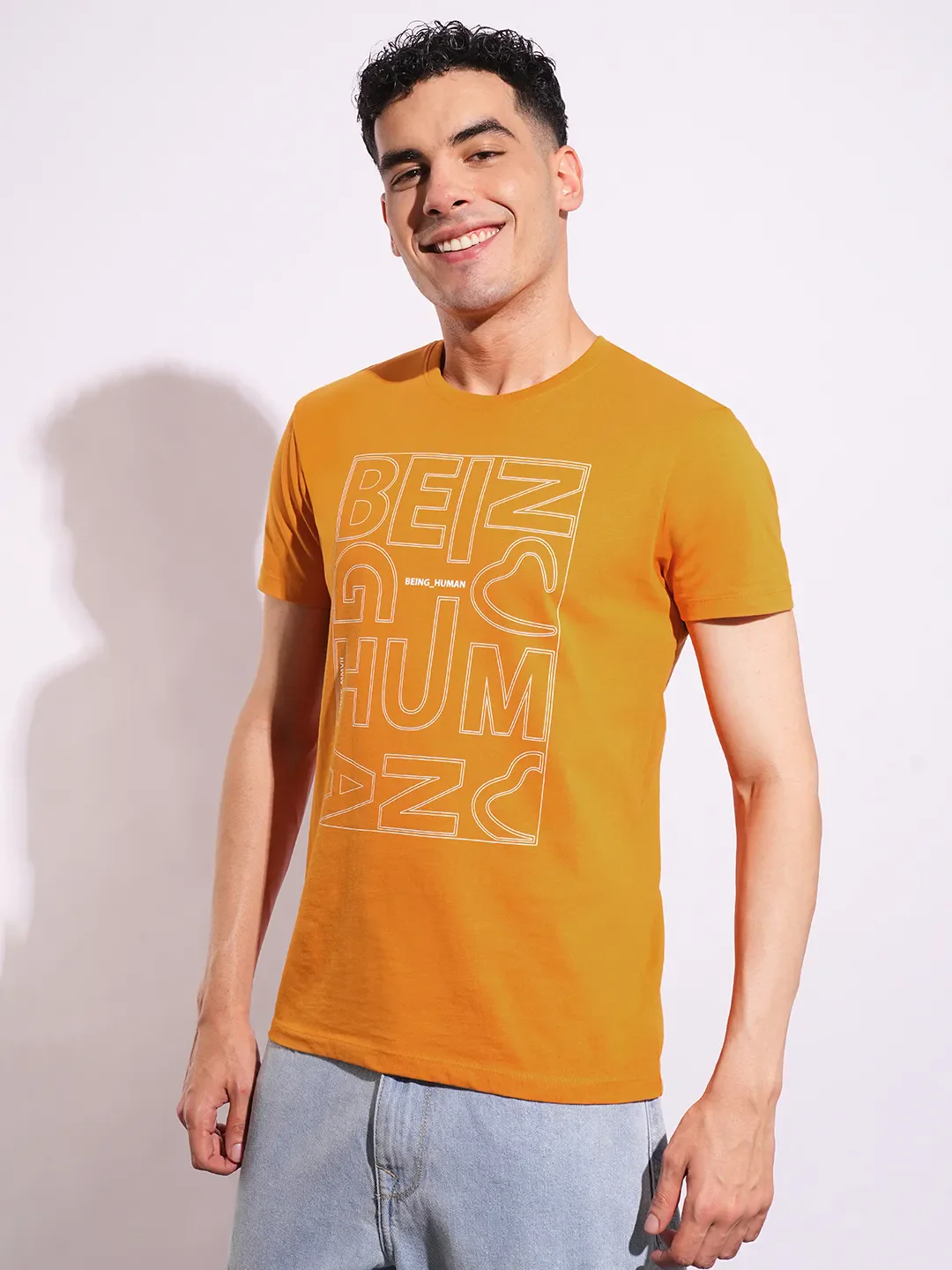 Slim Fit Men's Short Sleeves T-Shirt by Being Human Clothing - Image 2