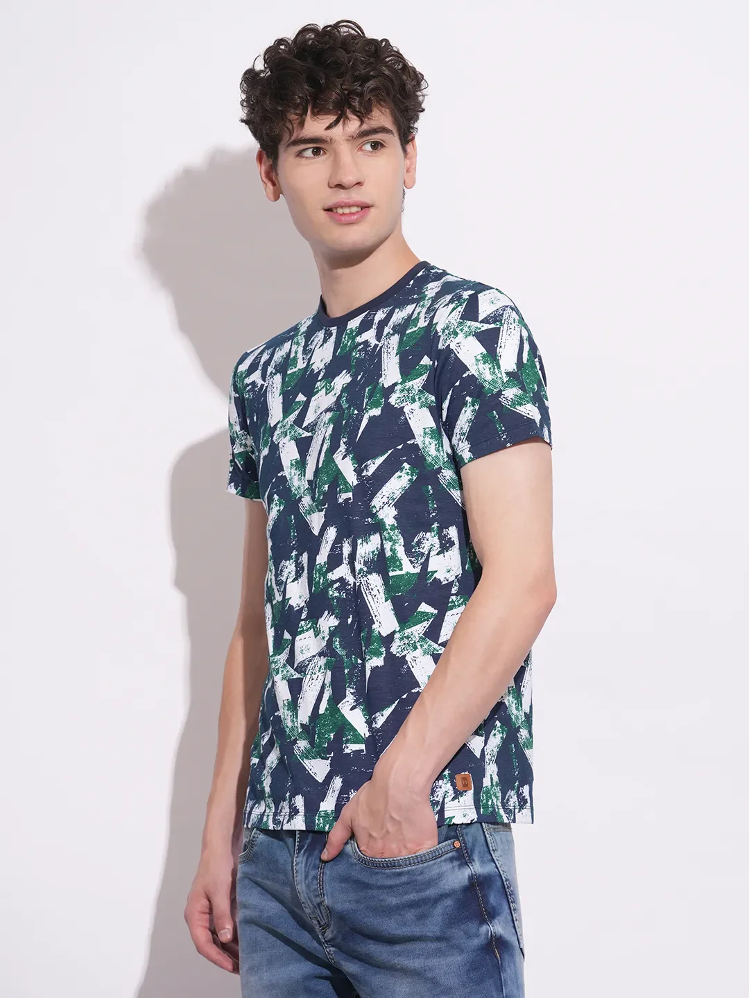 Slim Fit Men's Short Sleeves T-Shirt by Being Human Clothing - Image 2