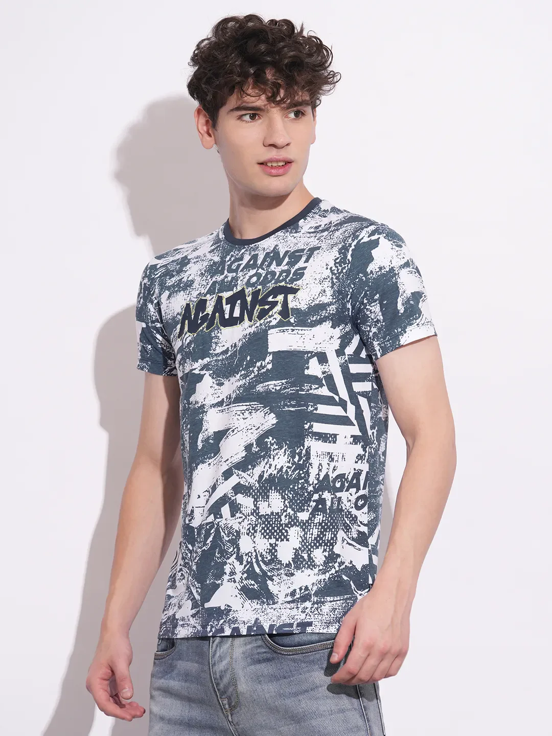 Slim Fit Men's Short Sleeves T-Shirt by Being Human Clothing - Image 2