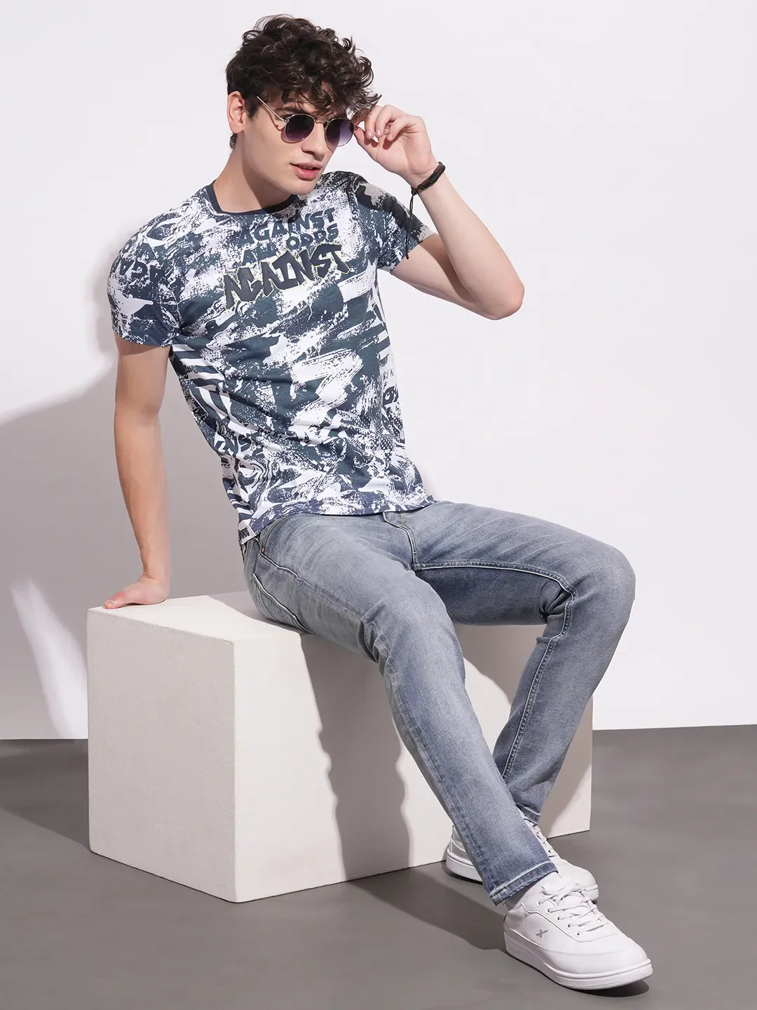 Slim Fit Men's Short Sleeves T-Shirt by Being Human Clothing - Image 4