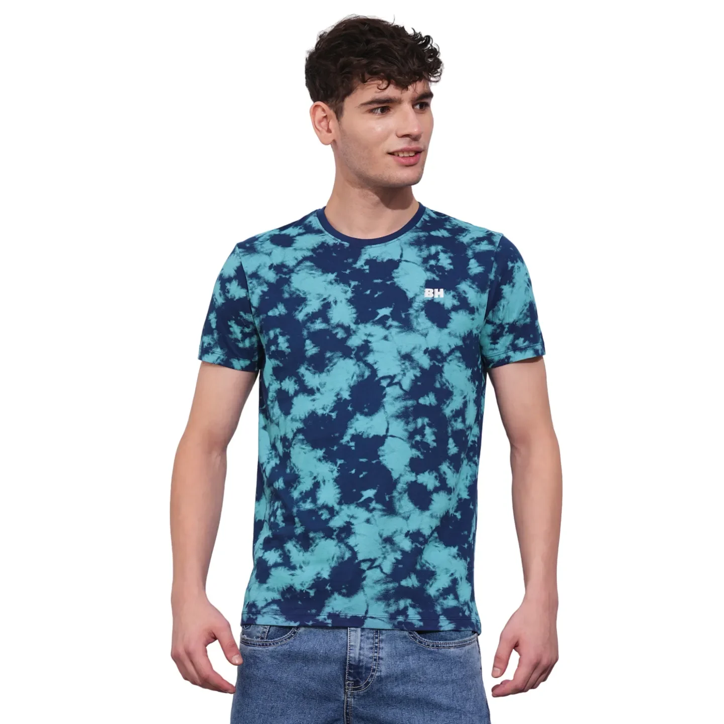 Navy Regular Fit Men's T-Shirt by Being Human Clothing