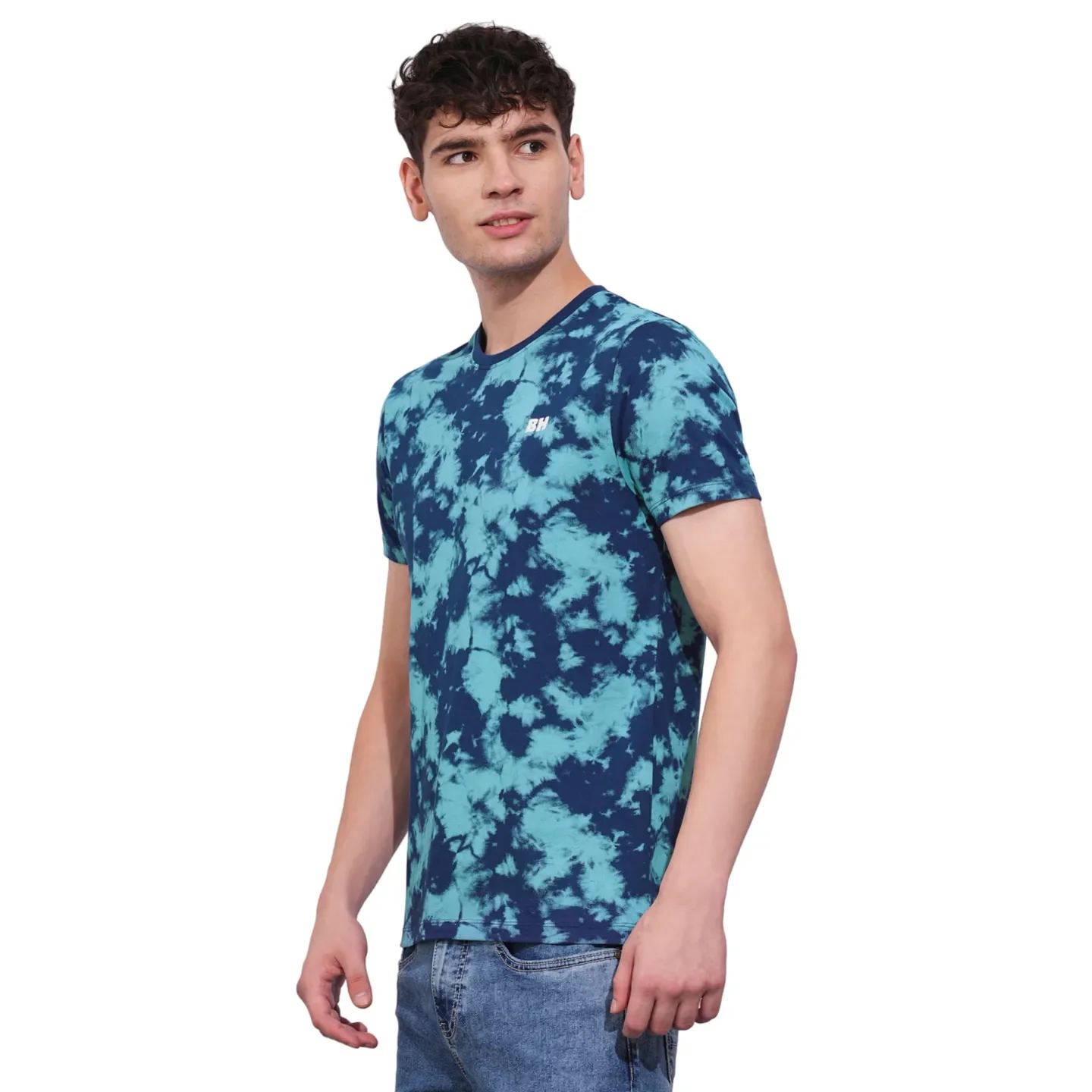 Navy Regular Fit Men's T-Shirt by Being Human Clothing - Image 2