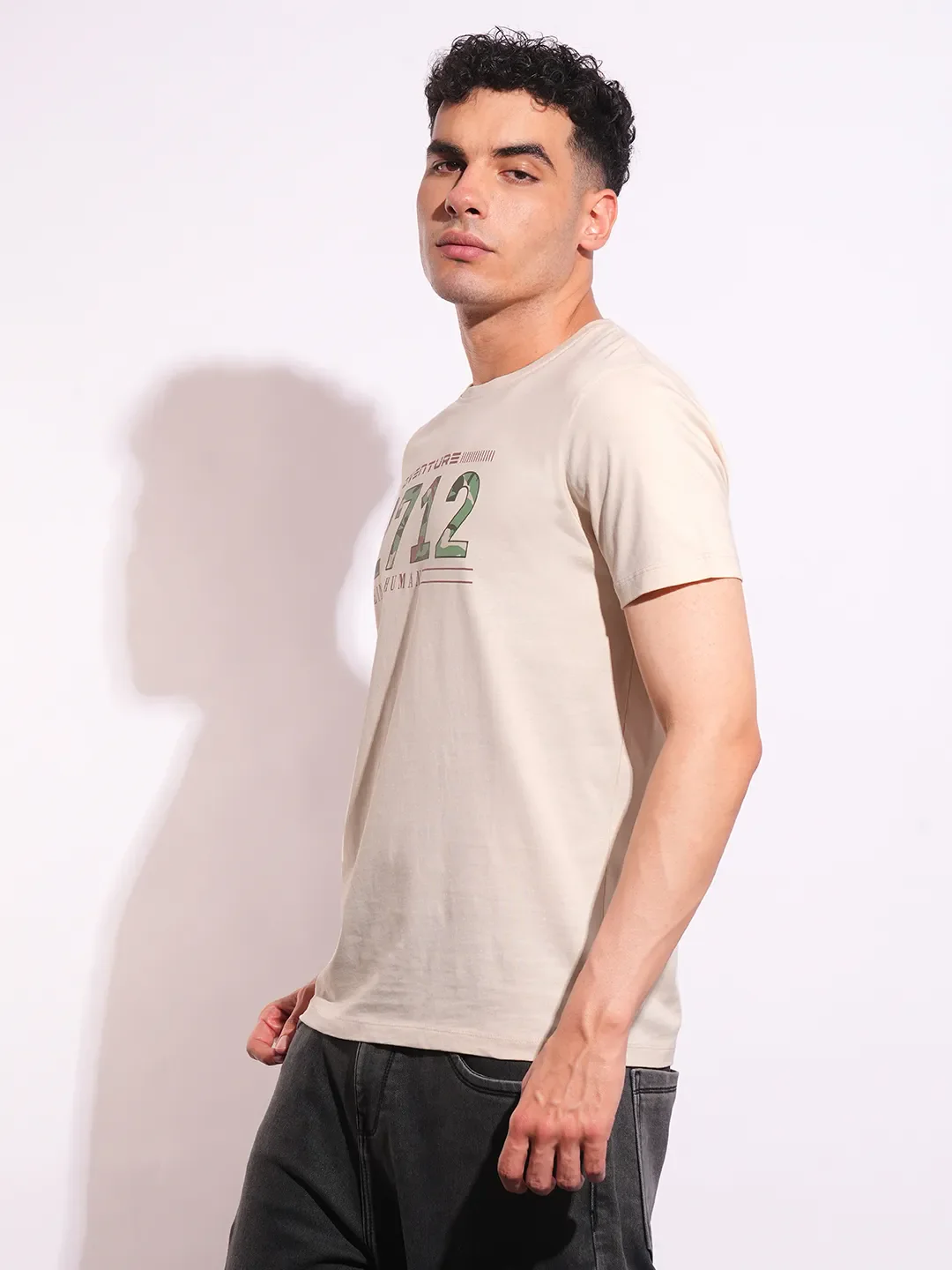 Slim Fit Men's Short Sleeves T-Shirt by Being Human Clothing - Image 2