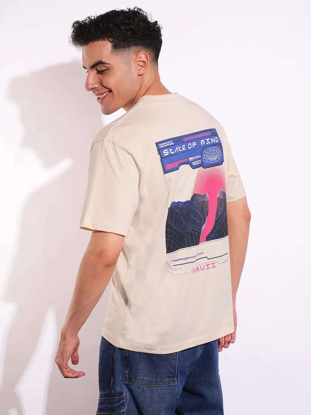 Easy Fit Men's Short Sleeves T-Shirt by Being Human Clothing - Image 3