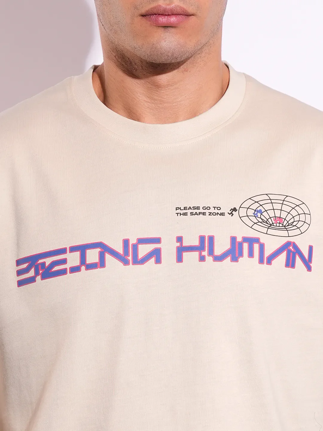 Easy Fit Men's Short Sleeves T-Shirt by Being Human Clothing - Image 5