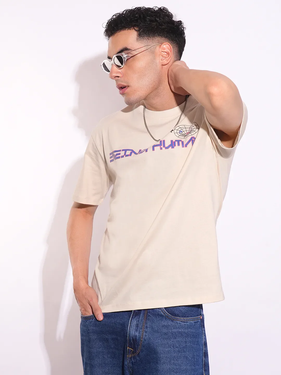 Easy Fit Men's Short Sleeves T-Shirt by Being Human Clothing - Image 6