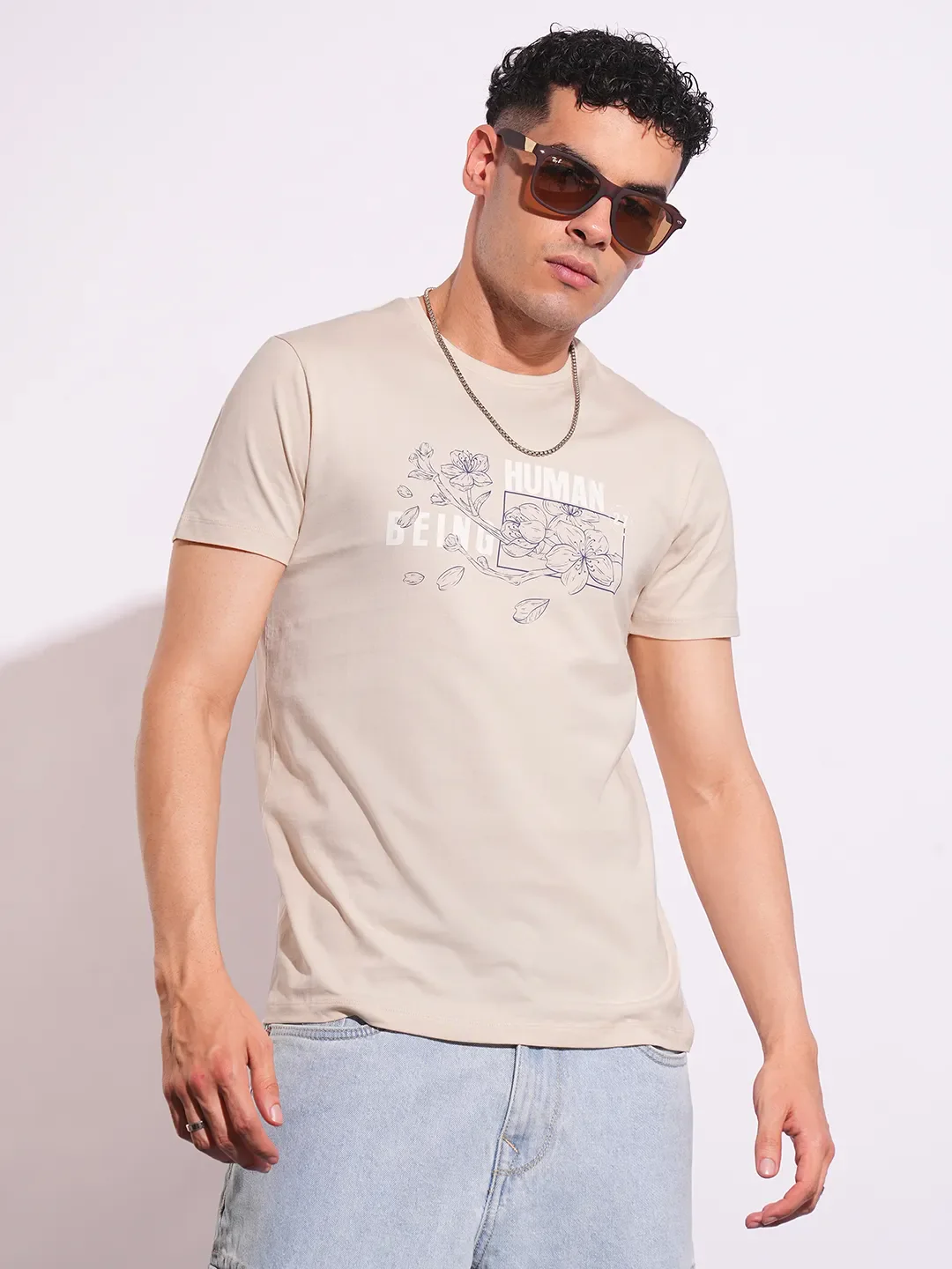Slim Fit Men's Short Sleeves T-Shirt by Being Human Clothing - Image 6