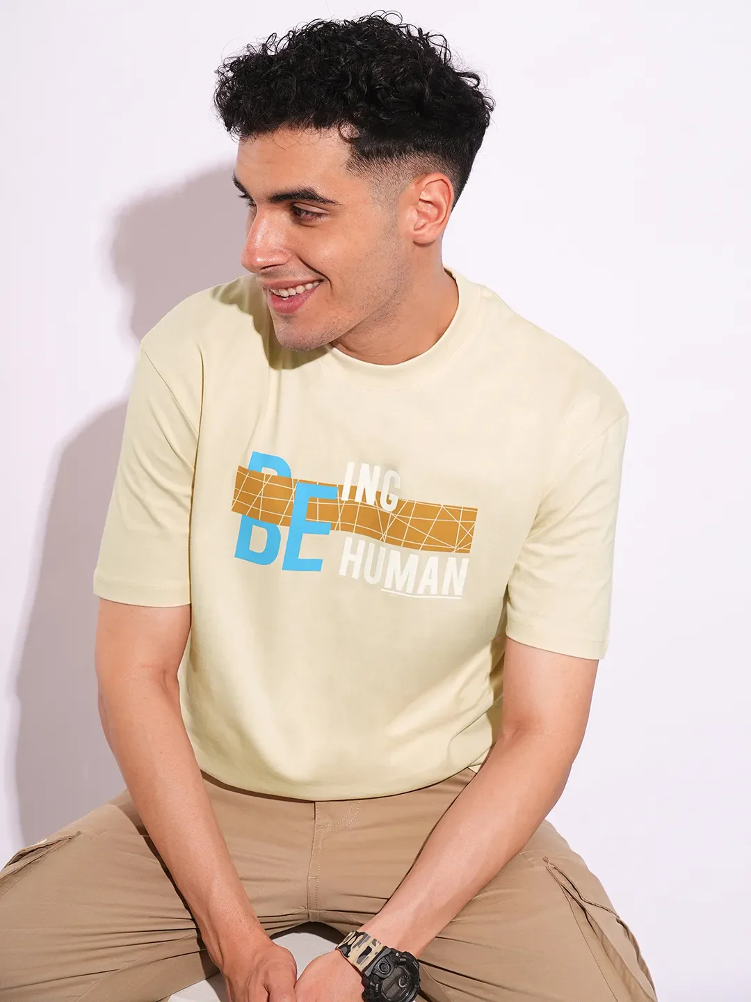 Easy Fit Men's Short Sleeves T-Shirt by Being Human Clothing - Image 6