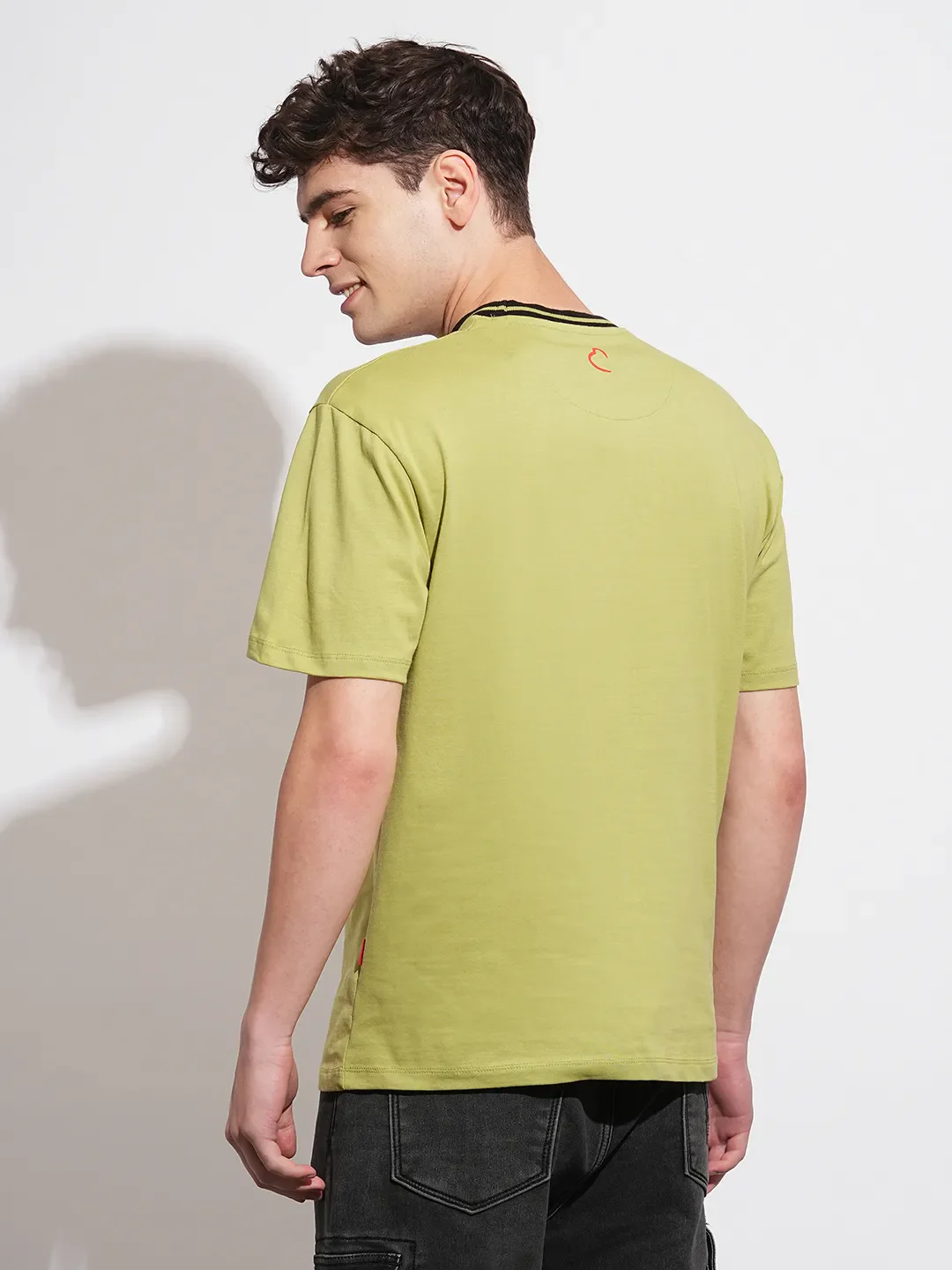 Avengers Olive Easy Fit Round Neck Men's T-Shirt by Being Human Clothing - Image 3