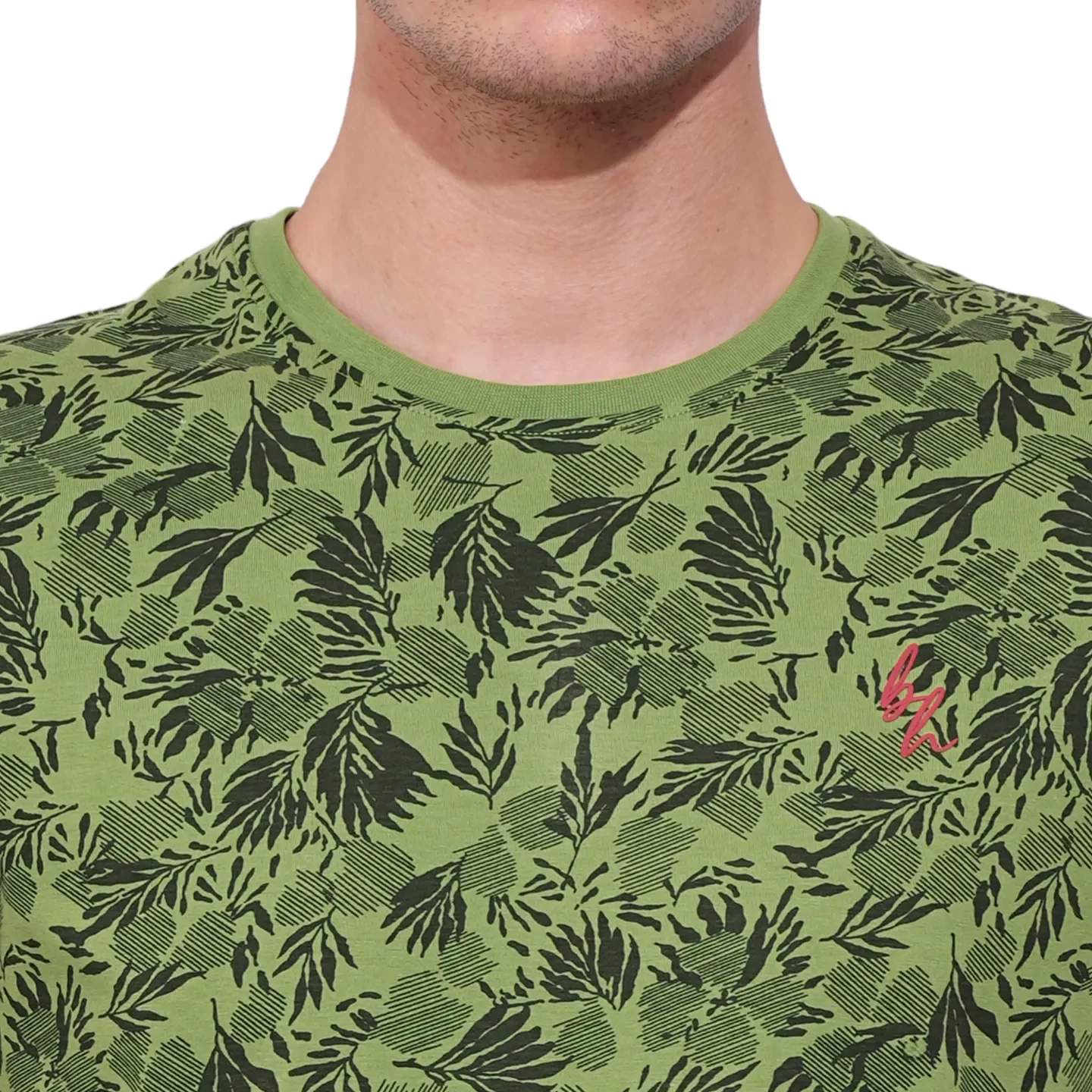 Olive Regular Fit Men's T-Shirt by Being Human Clothing - Image 5