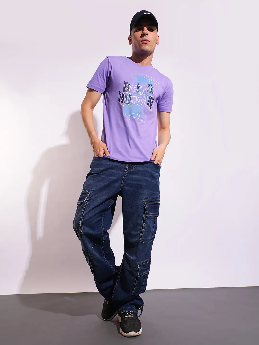 Slim Fit Men's Short Sleeves T-Shirt by Being Human Clothing - Image 4