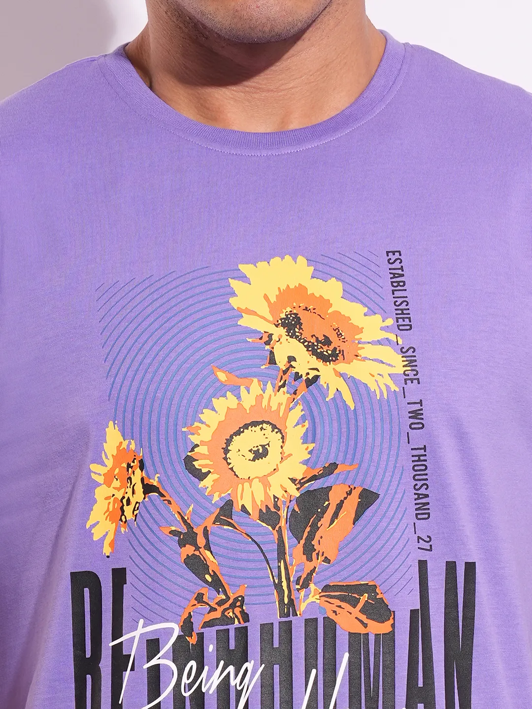 Slim Fit Men's Short Sleeves T-Shirt by Being Human Clothing - Image 5