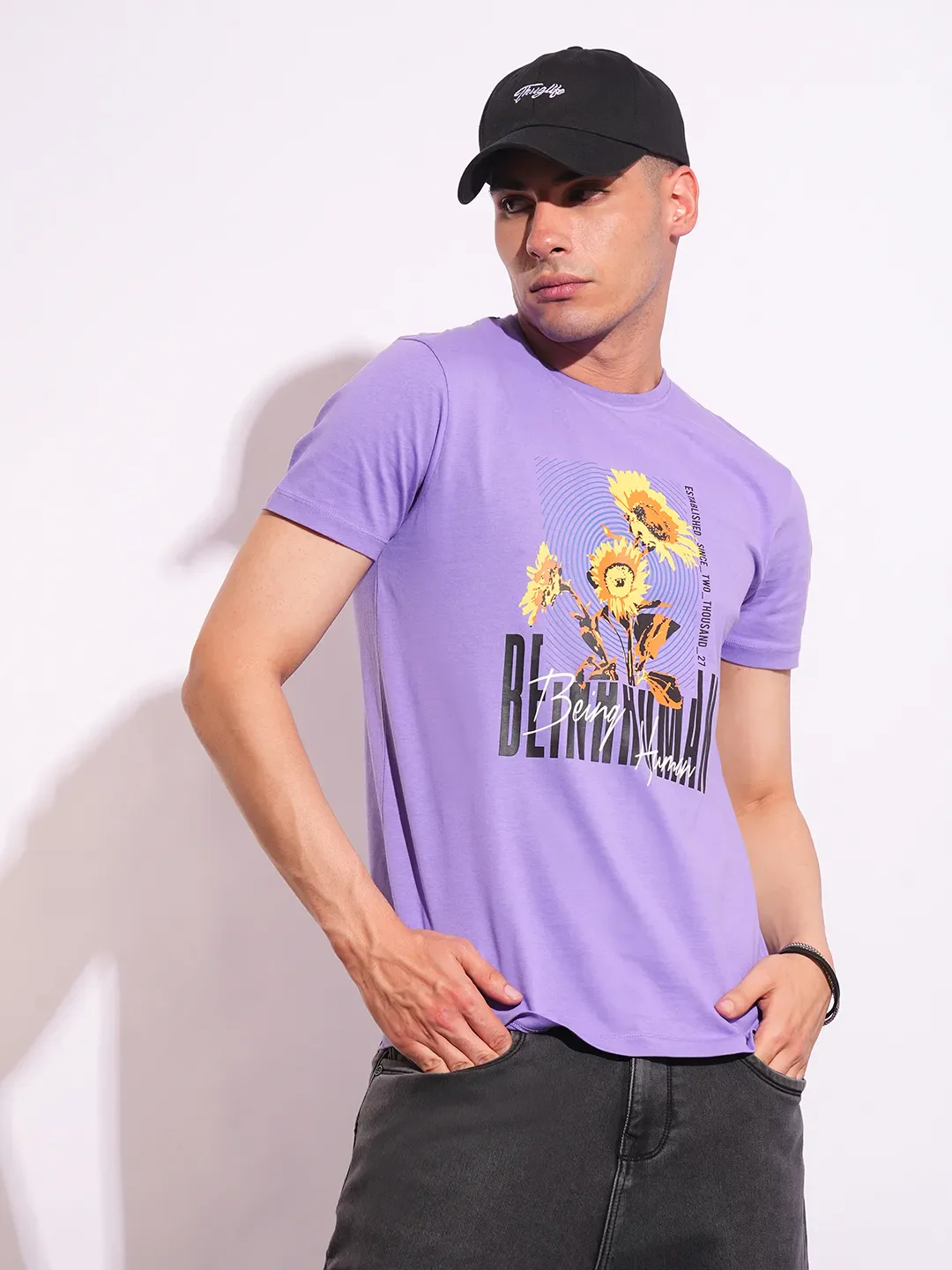 Slim Fit Men's Short Sleeves T-Shirt by Being Human Clothing - Image 6
