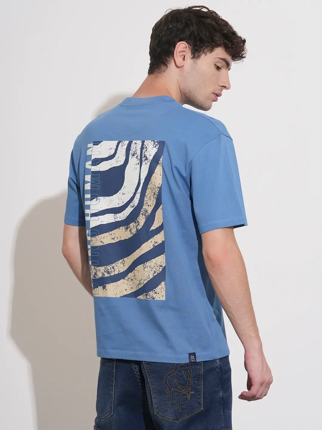 Easy Fit Men's Short Sleeves T-Shirt by Being Human Clothing - Image 3