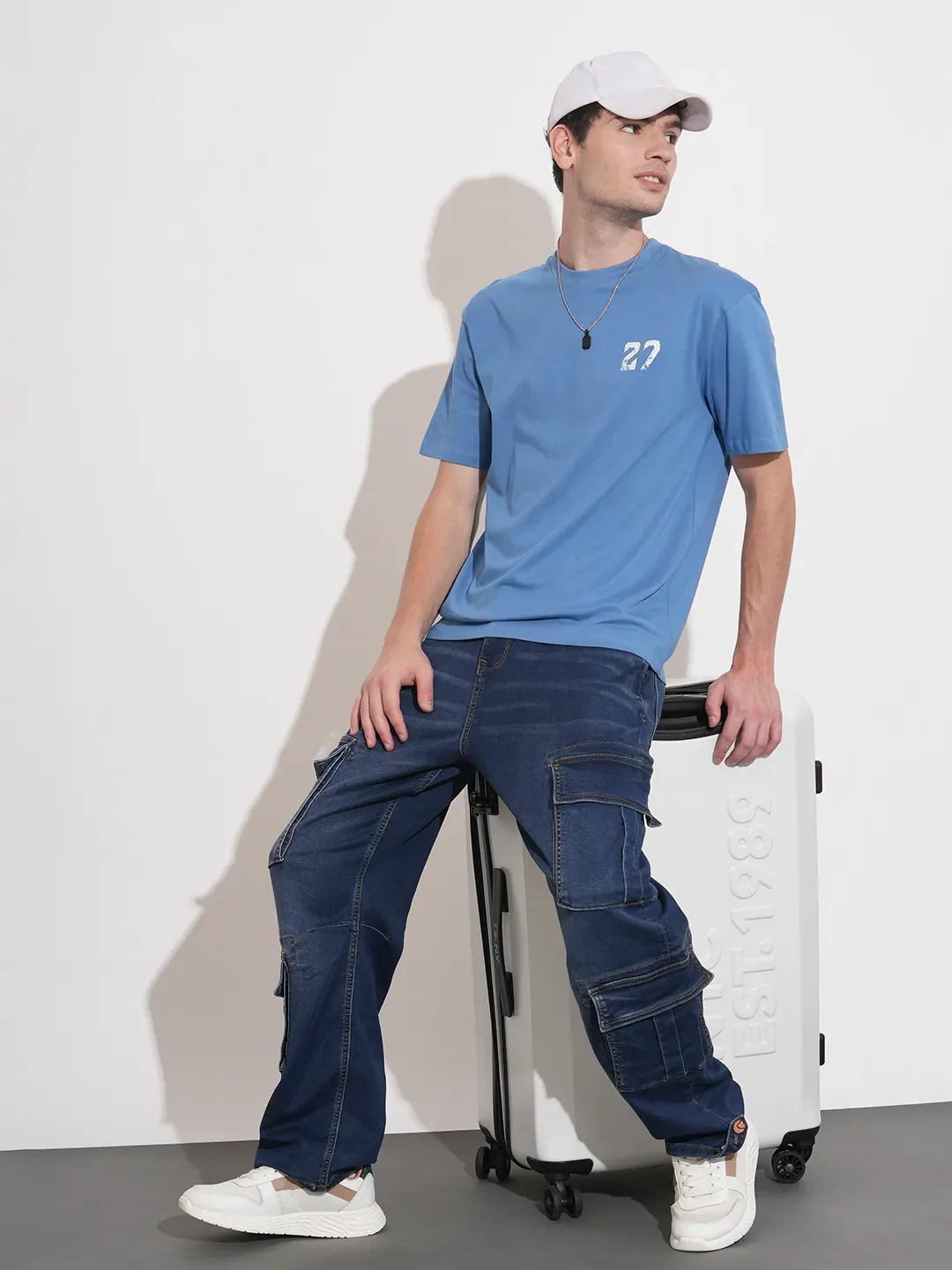 Easy Fit Men's Short Sleeves T-Shirt by Being Human Clothing - Image 4