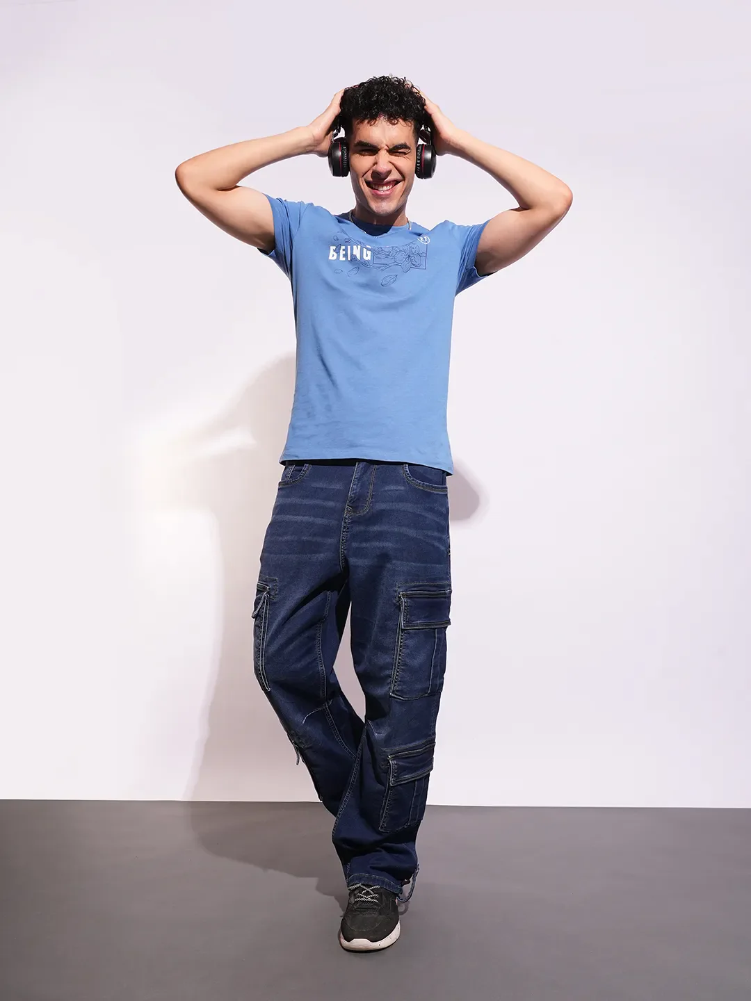 Slim Fit Men's Short Sleeves T-Shirt by Being Human Clothing - Image 4