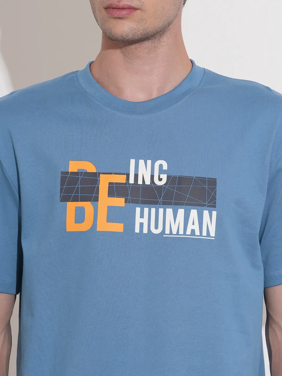 Easy Fit Men's Short Sleeves T-Shirt by Being Human Clothing - Image 5