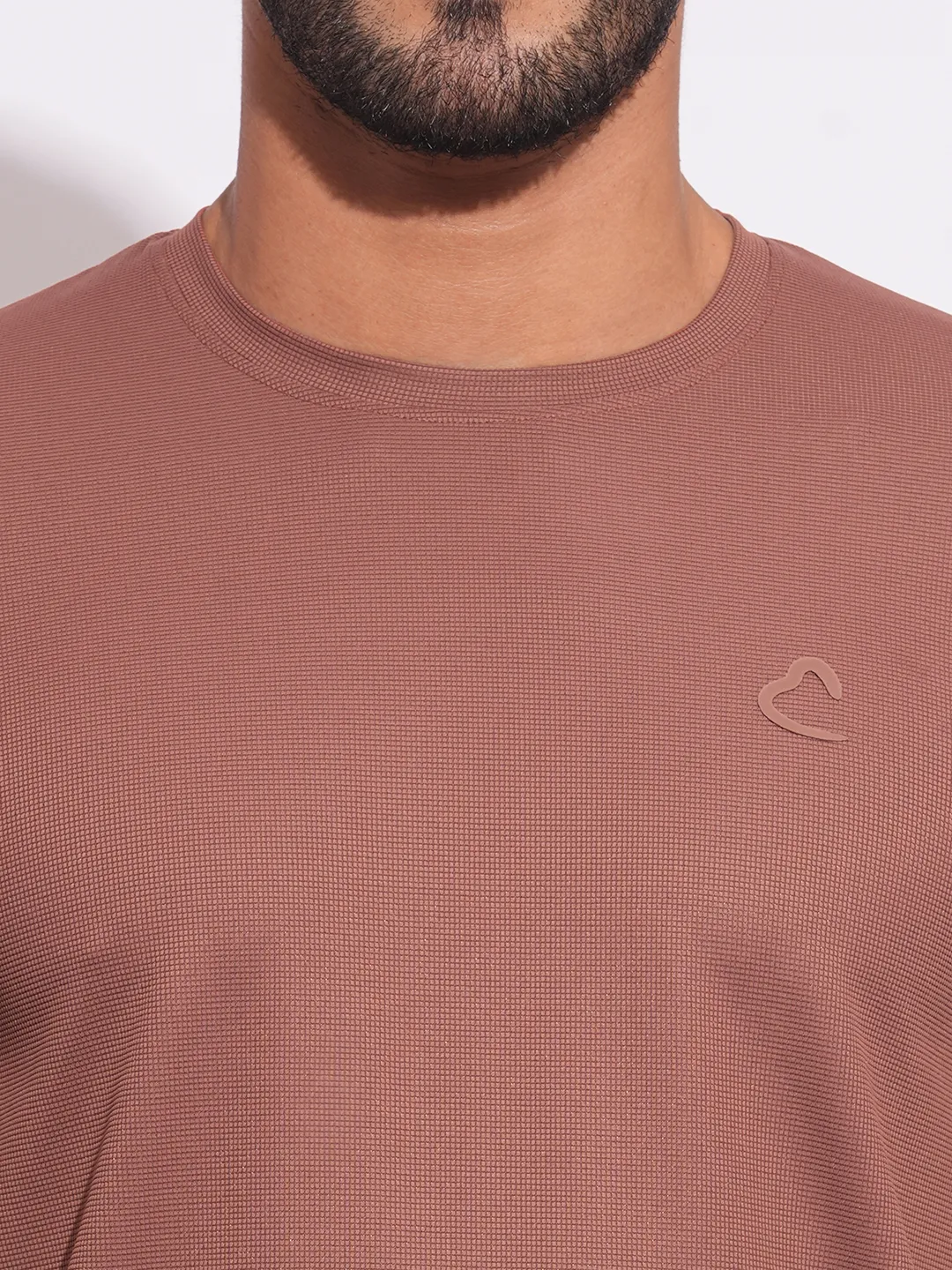 Rust Slim Fit Round Neck Men's T-Shirt by Being Human Clothing - Image 5