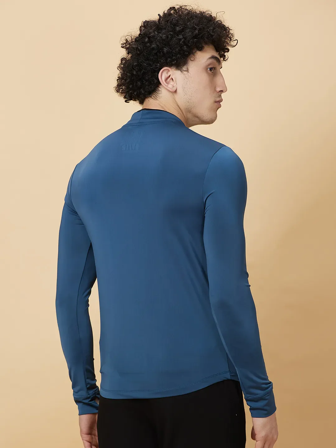Sea Port Regular Fit High Neck Men's T-Shirt by Being Human Clothing - Image 3