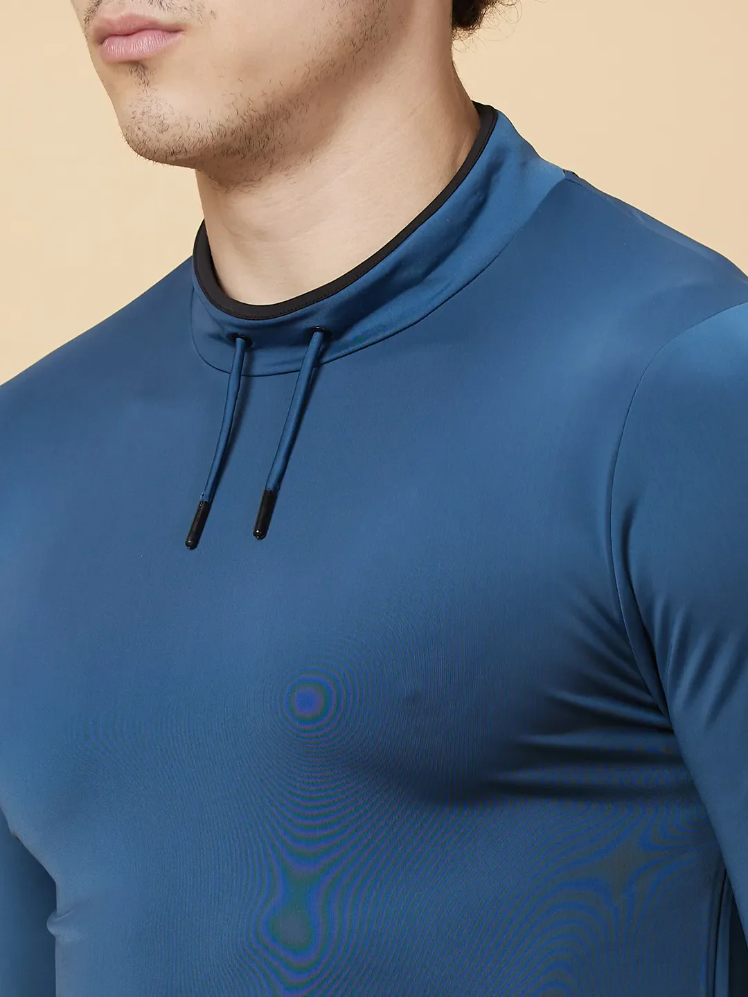 Sea Port Regular Fit High Neck Men's T-Shirt by Being Human Clothing - Image 5