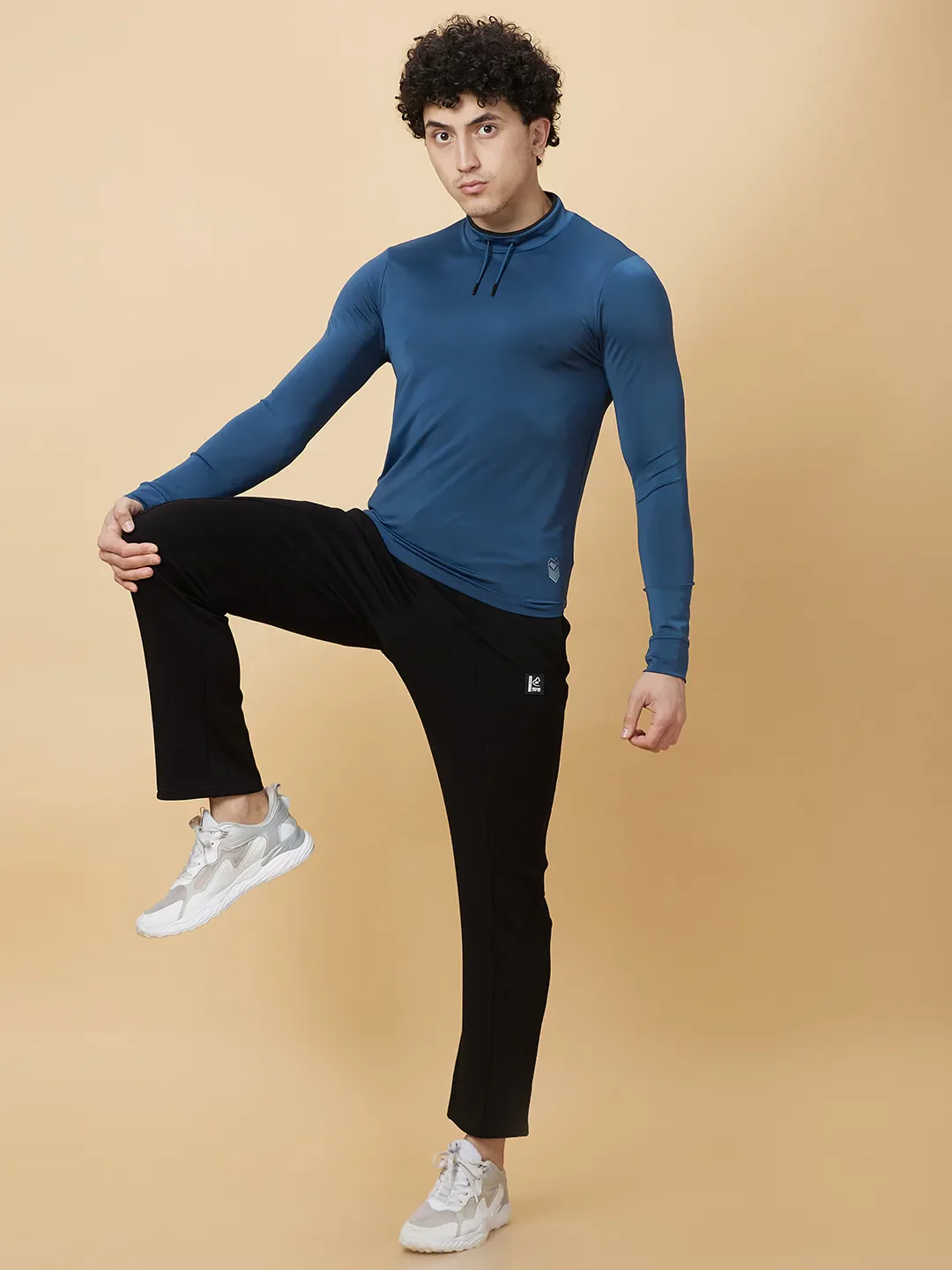 Sea Port Regular Fit High Neck Men's T-Shirt by Being Human Clothing - Image 6