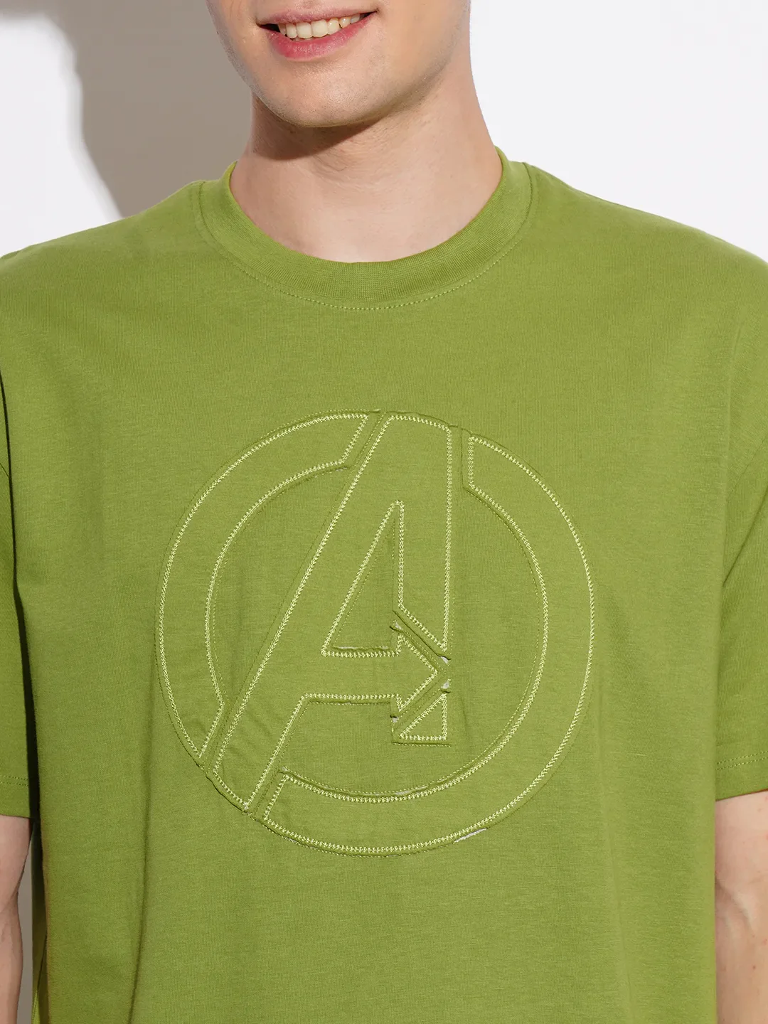Avengers Turtle Green Easy Fit Round Neck Men's T-Shirt by Being Human Clothing - Image 5