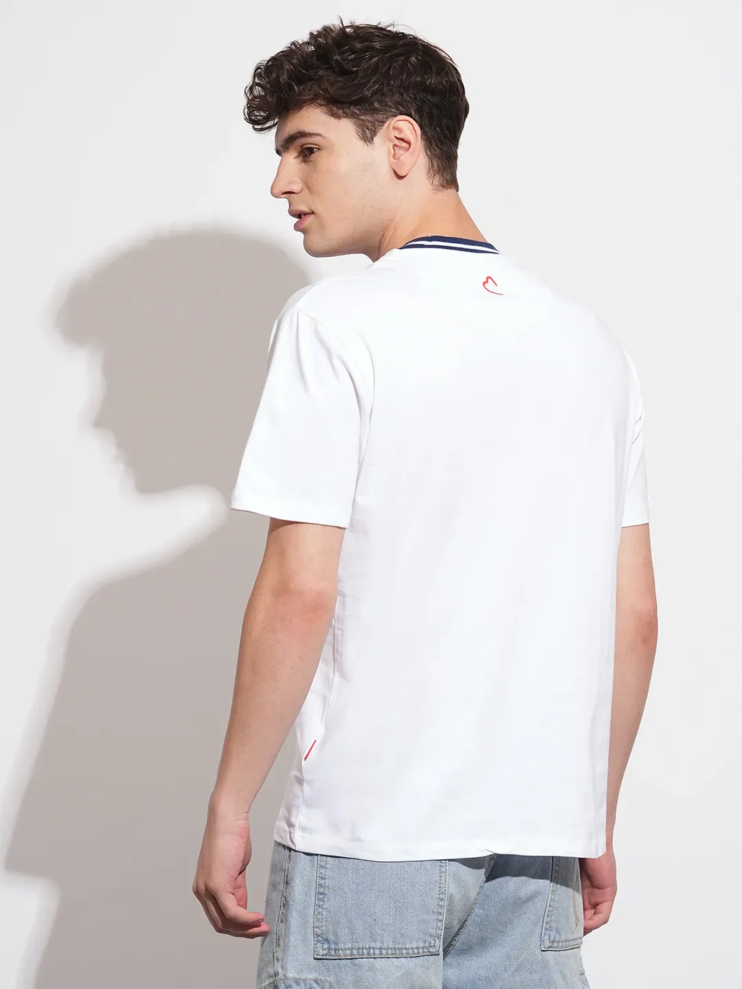 Avengers White Easy Fit Round Neck Men's T-Shirt by Being Human Clothing - Image 3