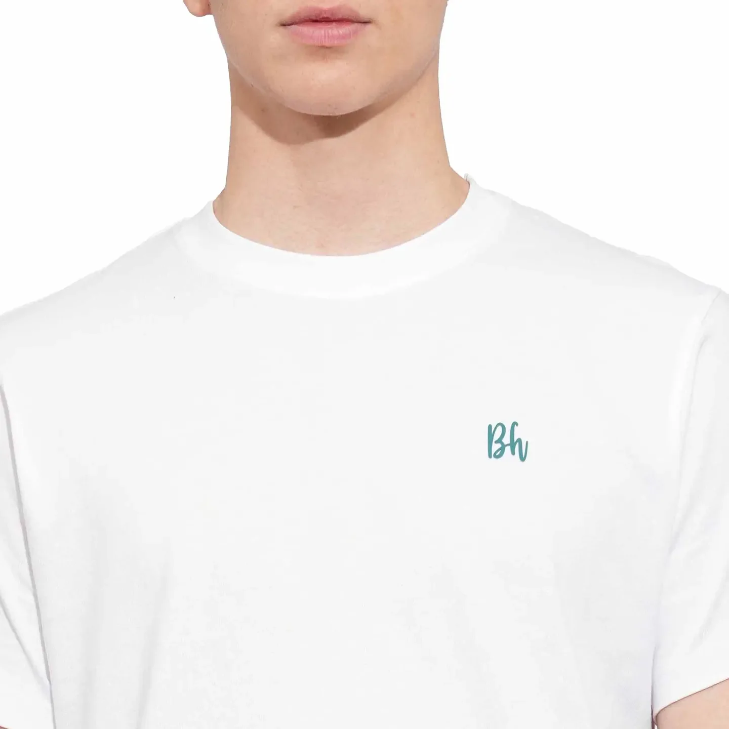 White Regular Fit Men's Short Sleeves T-Shirt by Being Human Clothing - Image 5