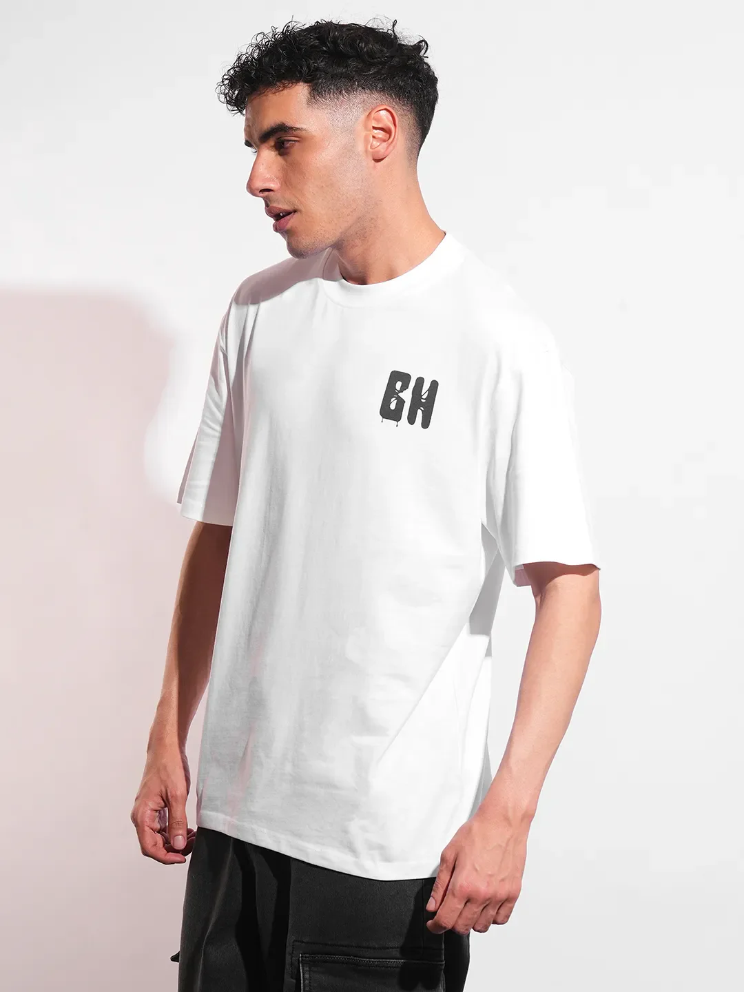 White Easy Fit Men's Short Sleeves T-Shirt by Being Human Clothing - Image 2