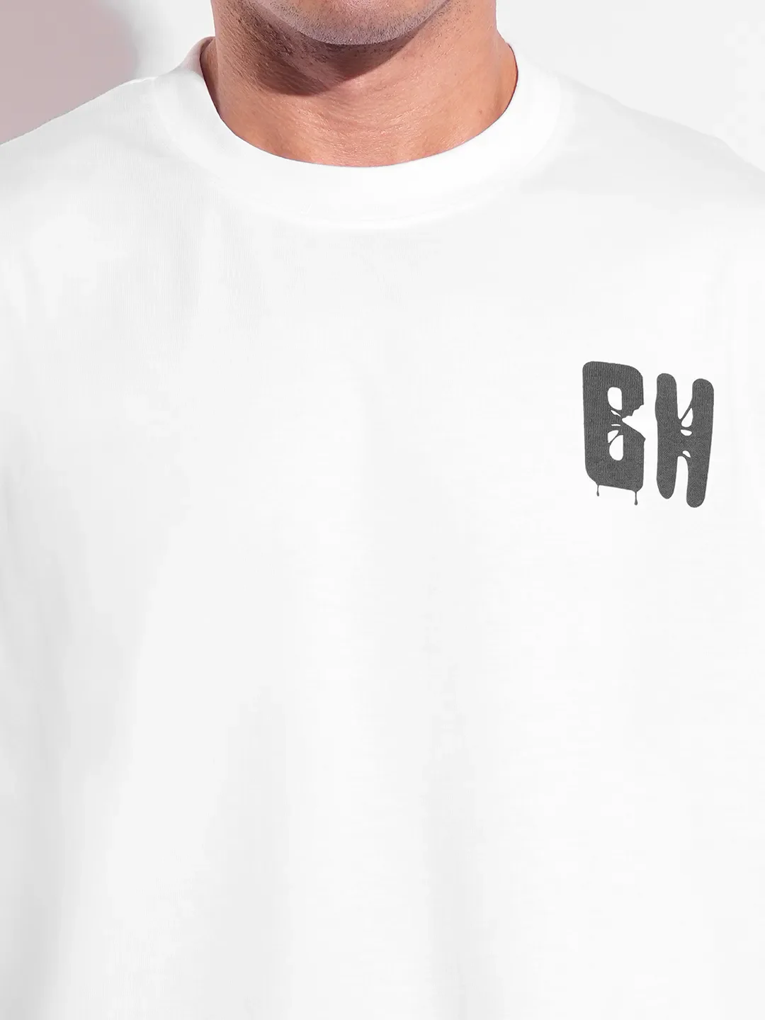 White Easy Fit Men's Short Sleeves T-Shirt by Being Human Clothing - Image 5