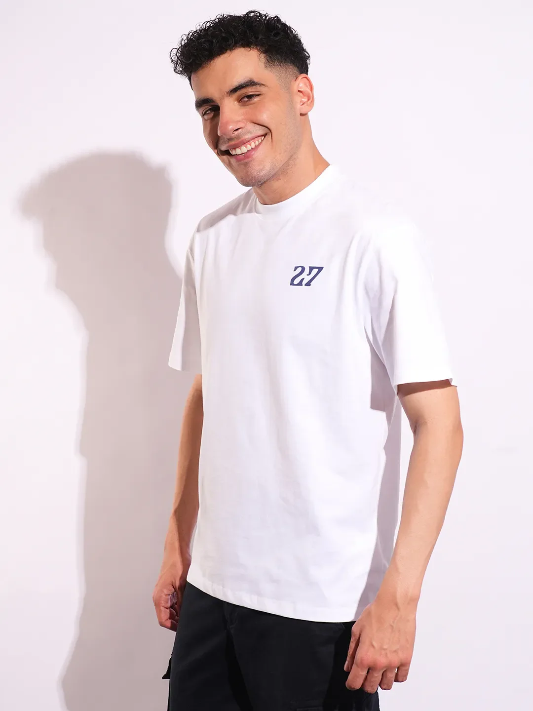 White Easy Fit Men's Short Sleeves T-Shirt by Being Human Clothing - Image 2