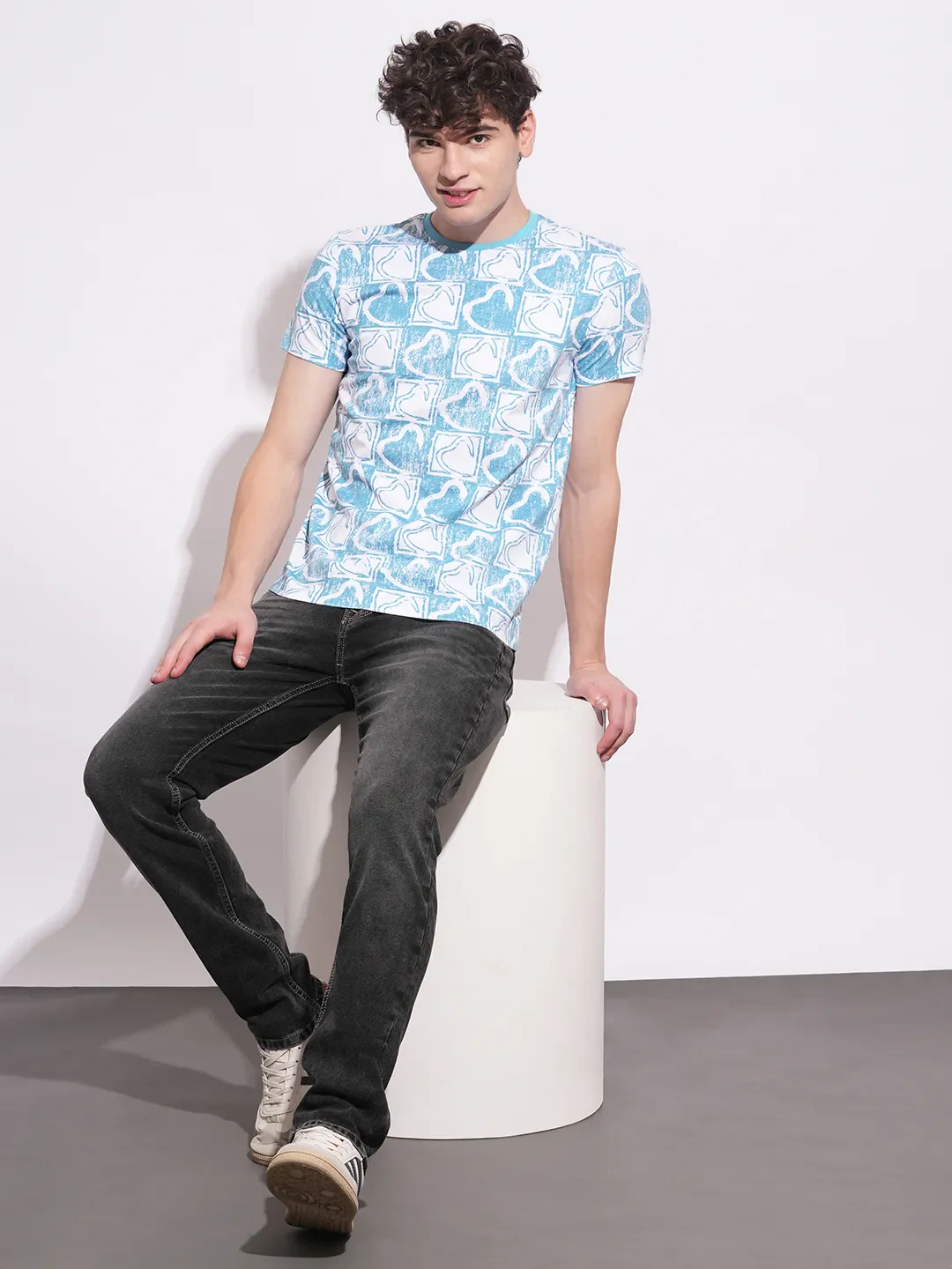 White Slim Fit Men's Short Sleeves T-Shirt by Being Human Clothing - Image 4
