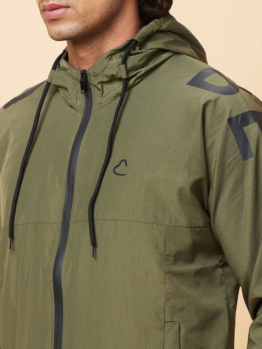 Green Regular Fit Long Sleeves Men's Jacket by Being Human Clothing - Image 5