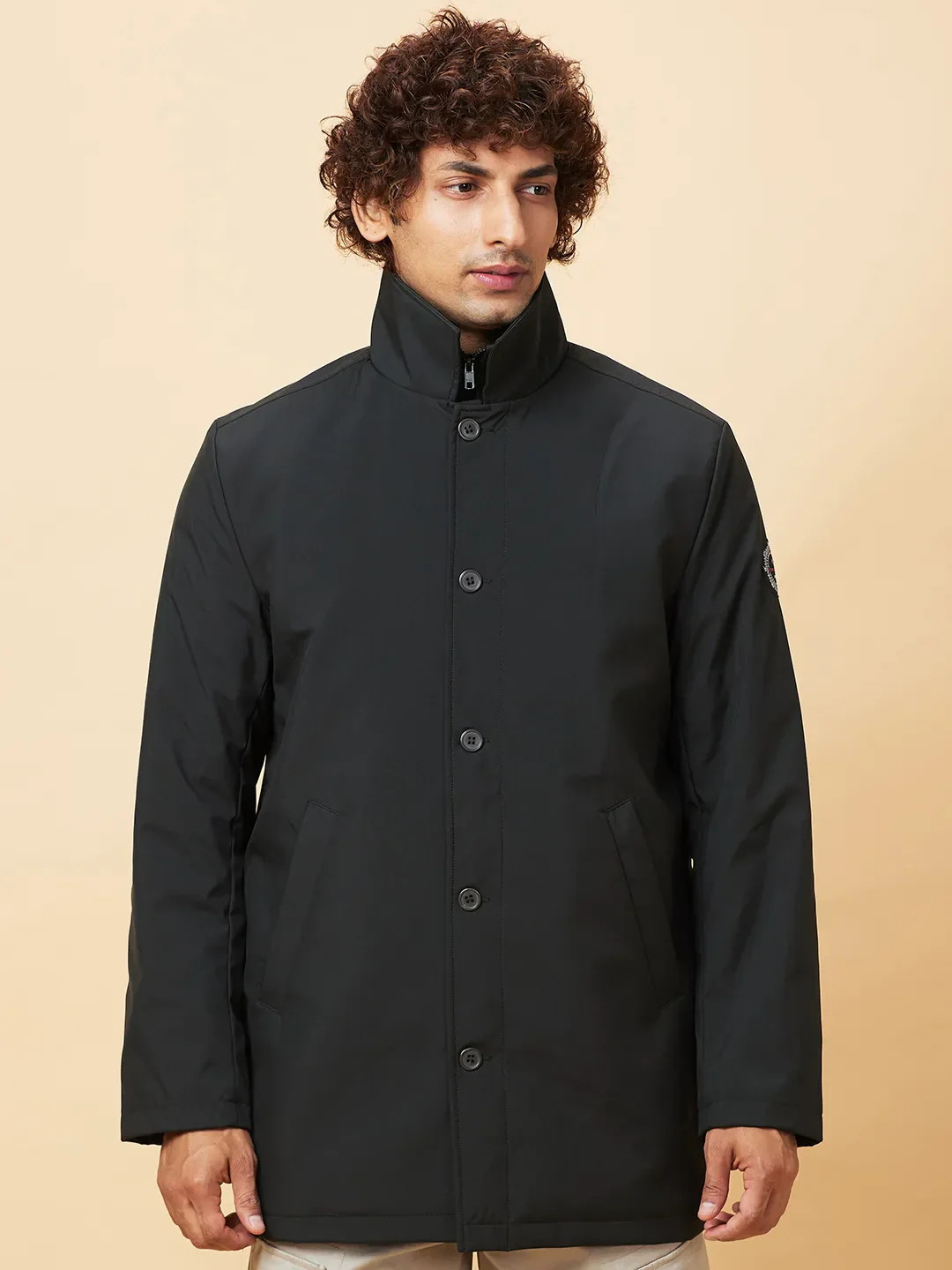 Forest Green Regular Fit Men's Jacket by Being Human Clothing
