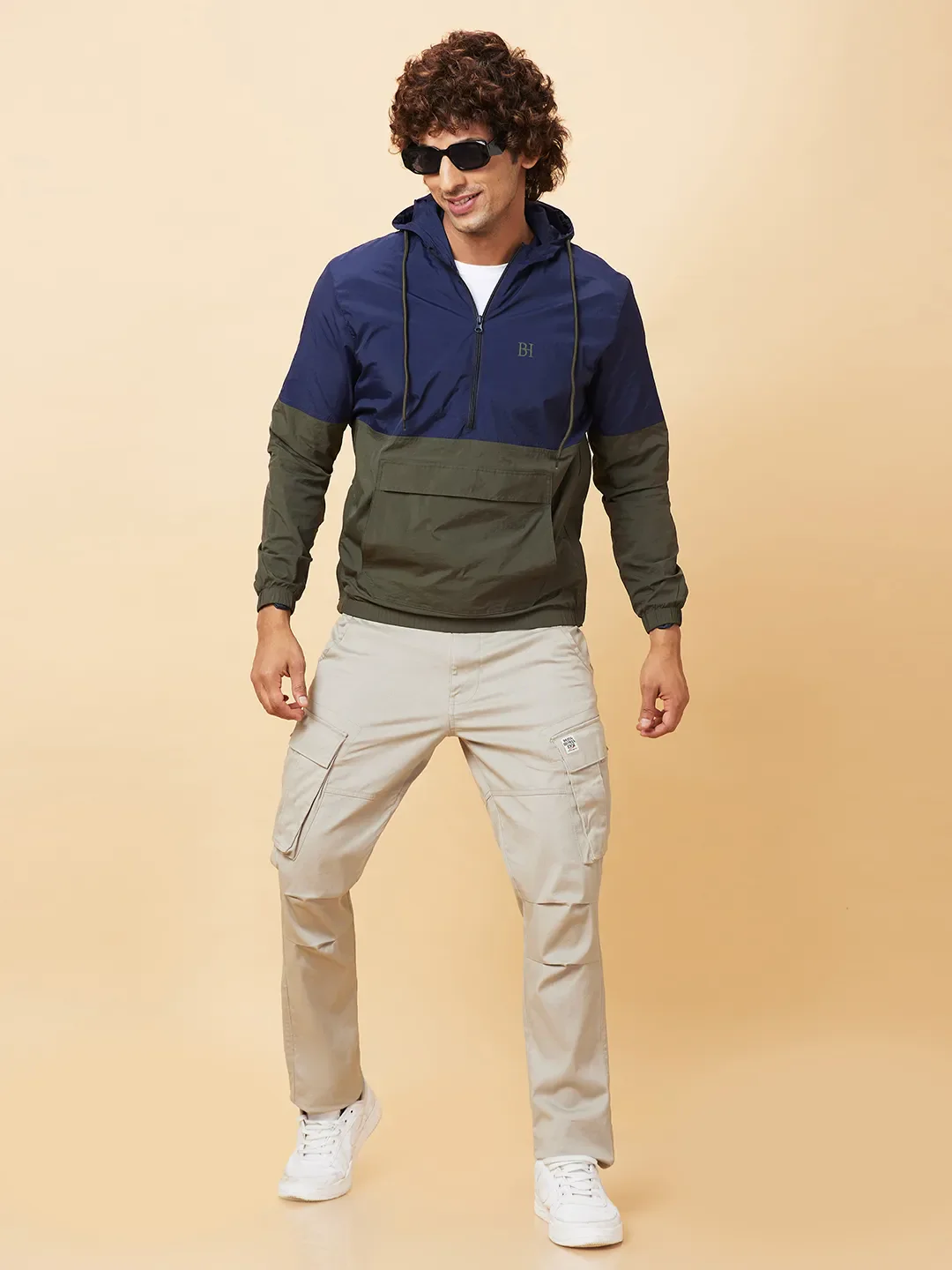 Blue Regular Fit Long Sleeves Men's Jacket by Being Human Clothing - Image 6